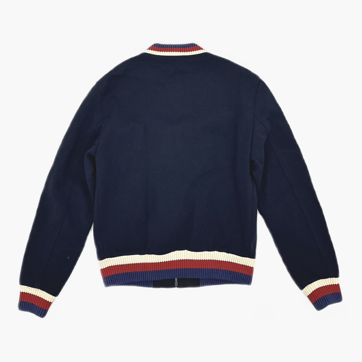 Gucci Gucci Wool Bomber Jacket Dark Blue Black Panther Patch Size US M / EU 48-50 / 2 - 2 Thumbnail
