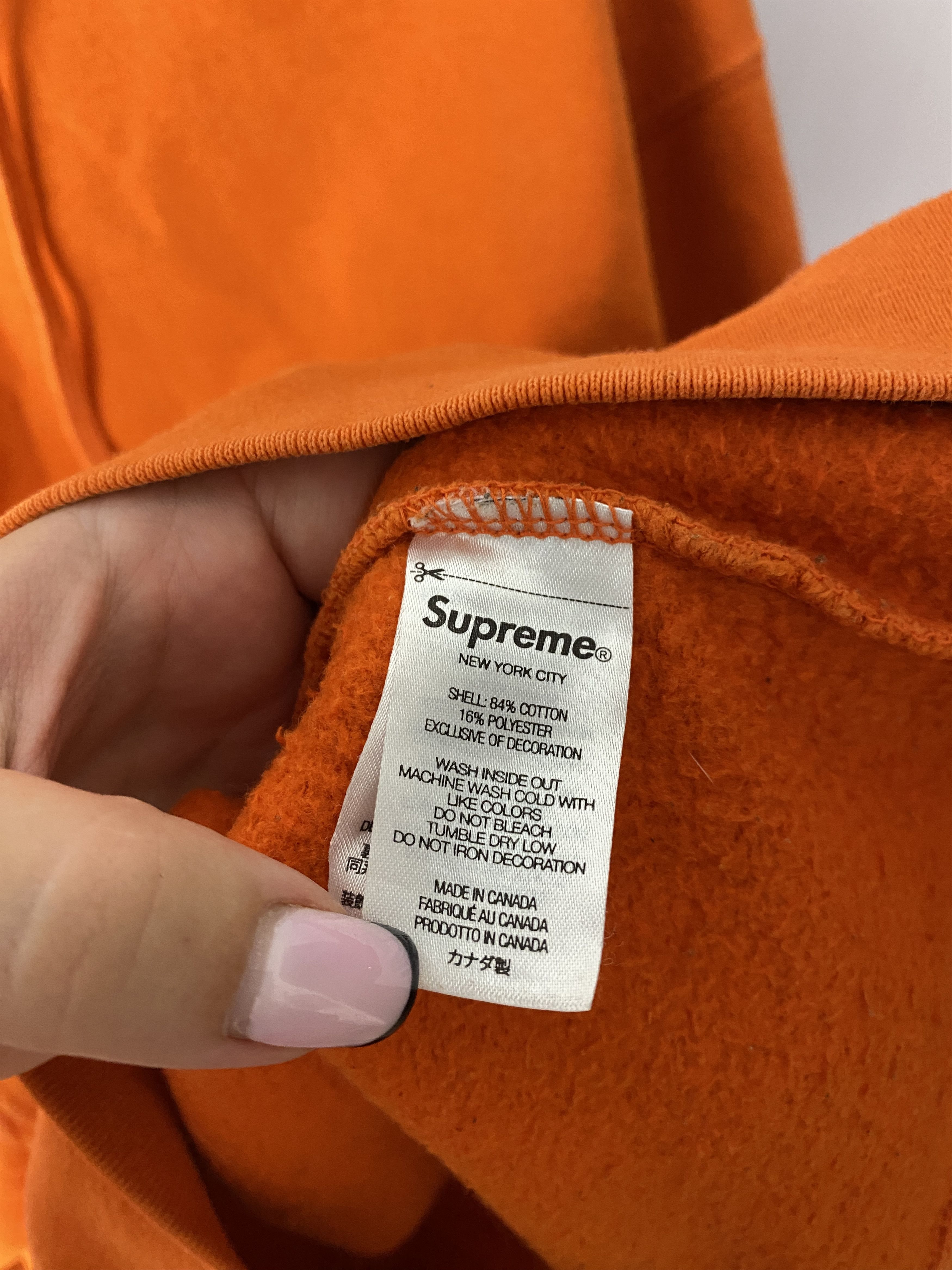 Supreme Supreme center logo pocket hoodie heavy Size US XL / EU 56 / 4 - 7 Thumbnail