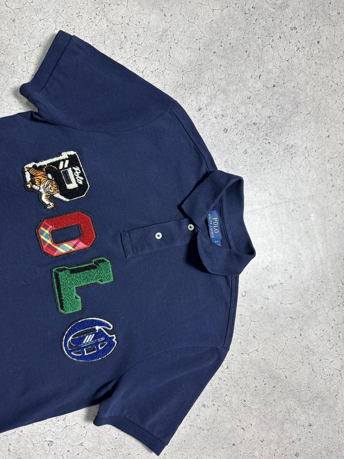 Polo Ralph Lauren Polo Ralph Lauren Big Logo Polo Shirt Navy Vintage Size S Size US S / EU 44-46 / 1 - 4 Thumbnail
