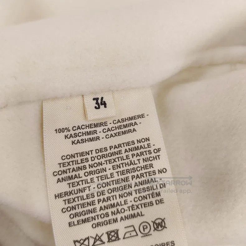 Hermes Hermes White Short Cashmere Coat Size XXS / US 00 / IT 34 - 6 Thumbnail