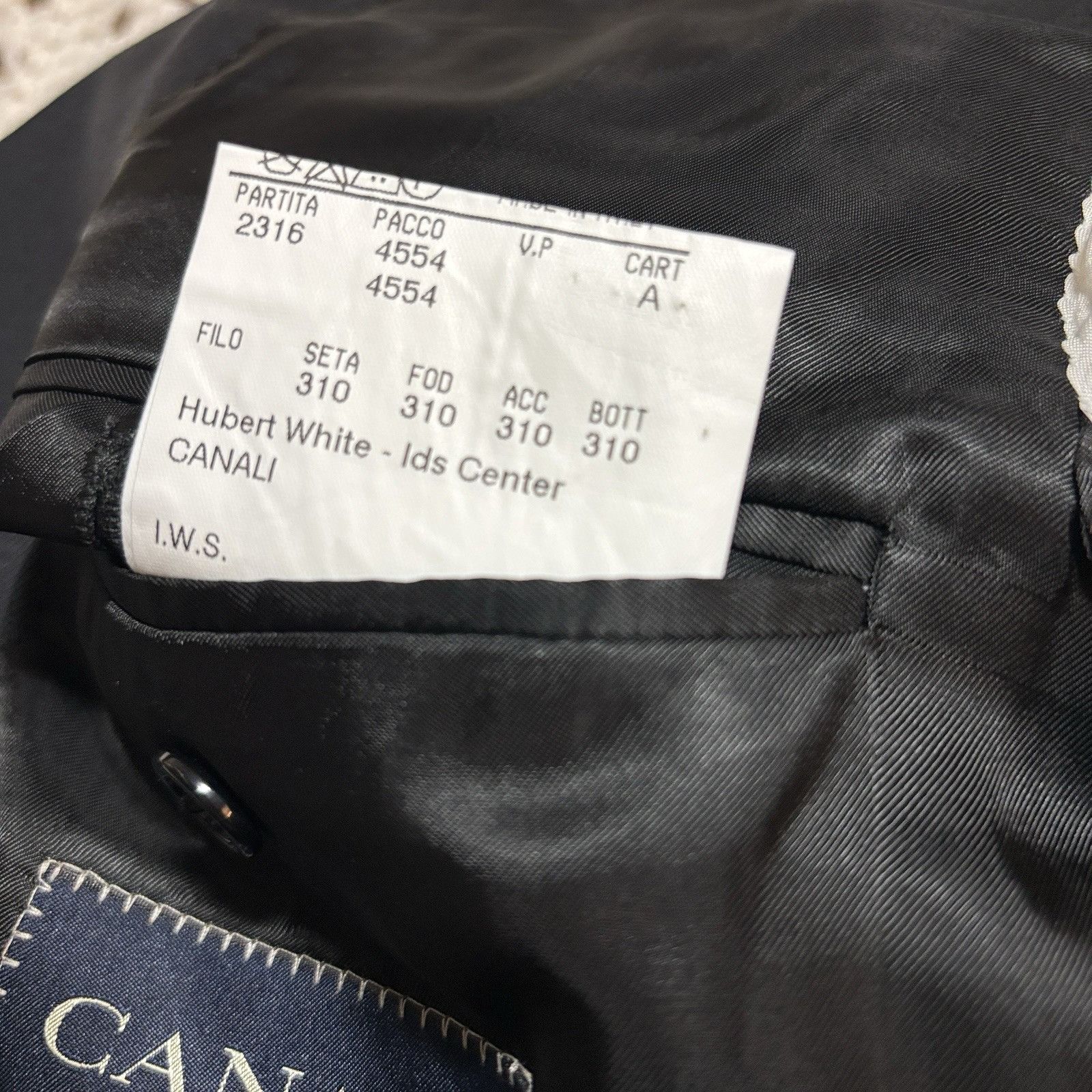 Canali Canali Lana 3 Button Blazer Suit US 44L 54L Italy Men Pin St Size 44L - 5 Thumbnail