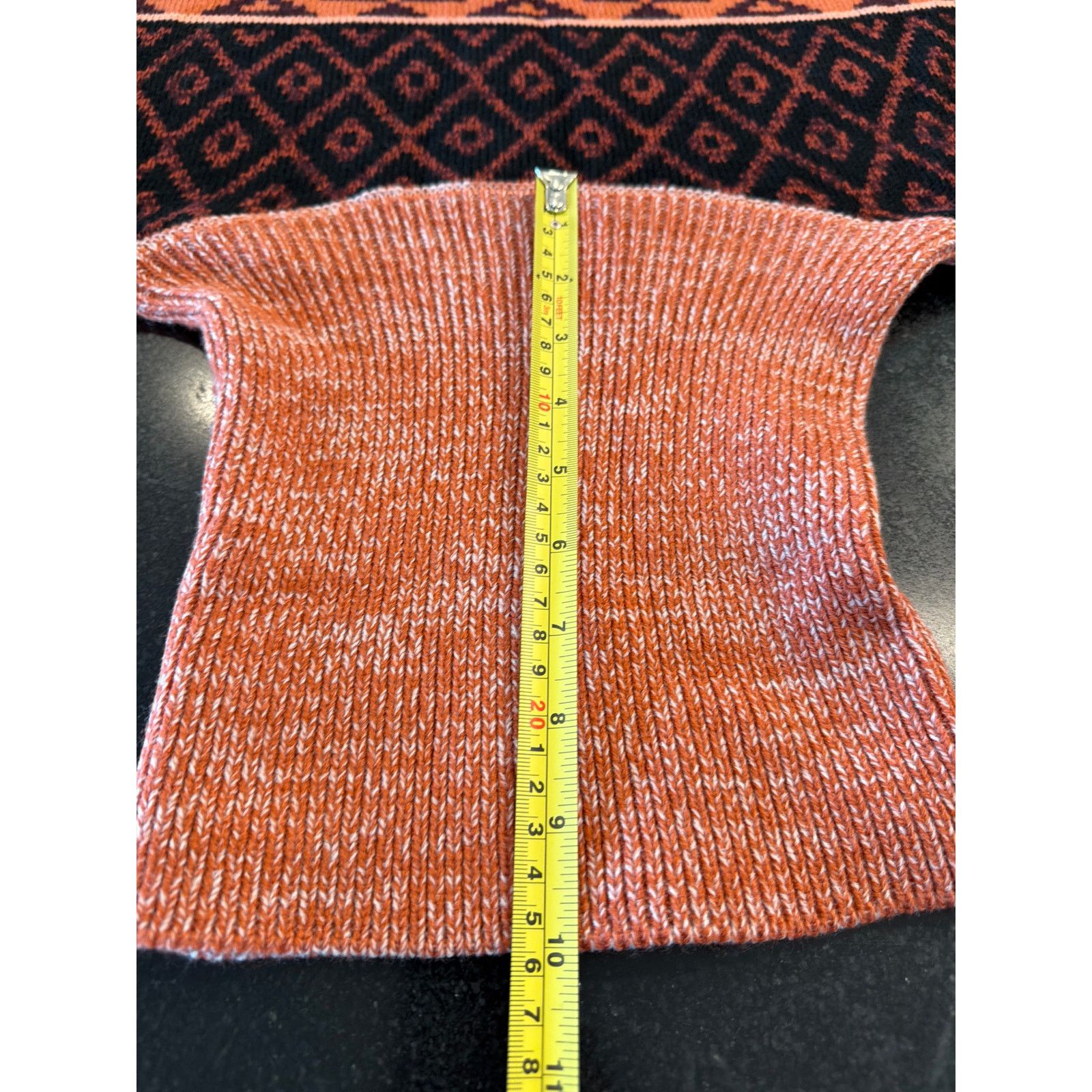 Wrangler Wrangler Retro Aztec Knit Cowl Neck Sweater Small Size S / US 4 / IT 40 - 9 Thumbnail