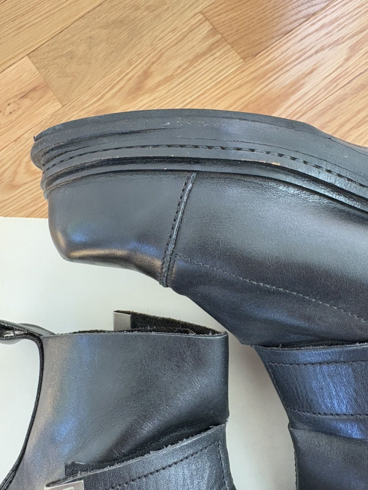 Dirk Bikkembergs Dirk Bikkembergs FW95 Vintage 90s Leather Bondage Boots US 8 Size US 8 / EU 41 - 8 Thumbnail