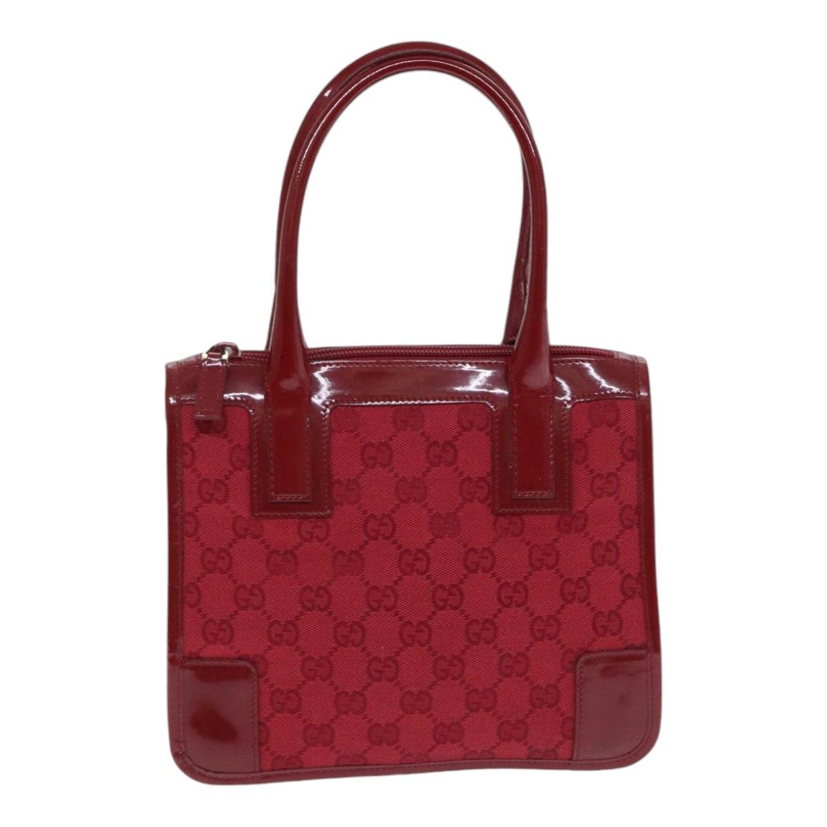 Gucci Pequin Red Canvas Handbag (Pre-Owned) Size ONE SIZE - 1 Thumbnail