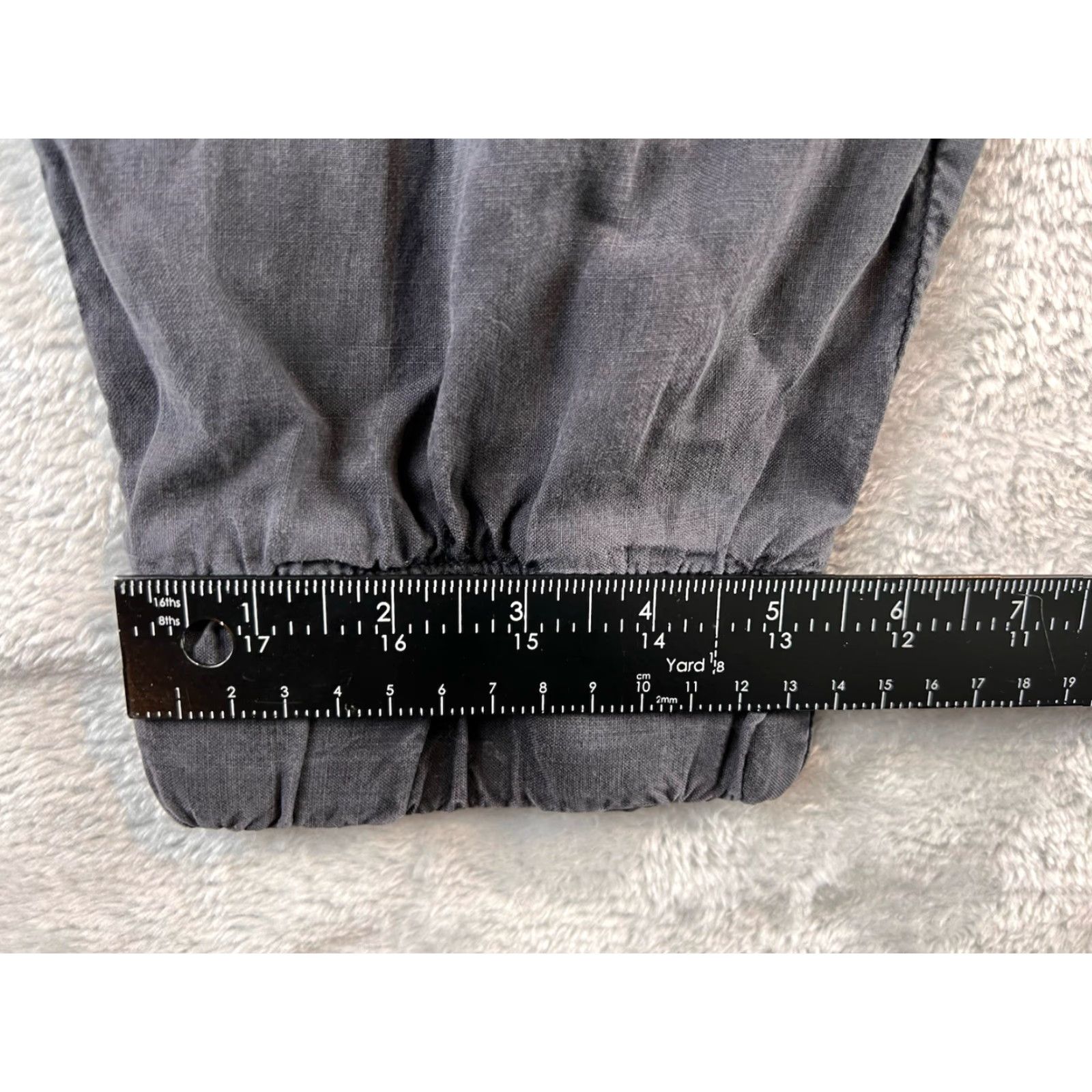 Anthropologie CLOTH & STONE ANTHROPOLOGIE Joggers Womens L Tie-Dye Striped Washed Black Size 36" / US 14 / IT 50 - 5 Thumbnail