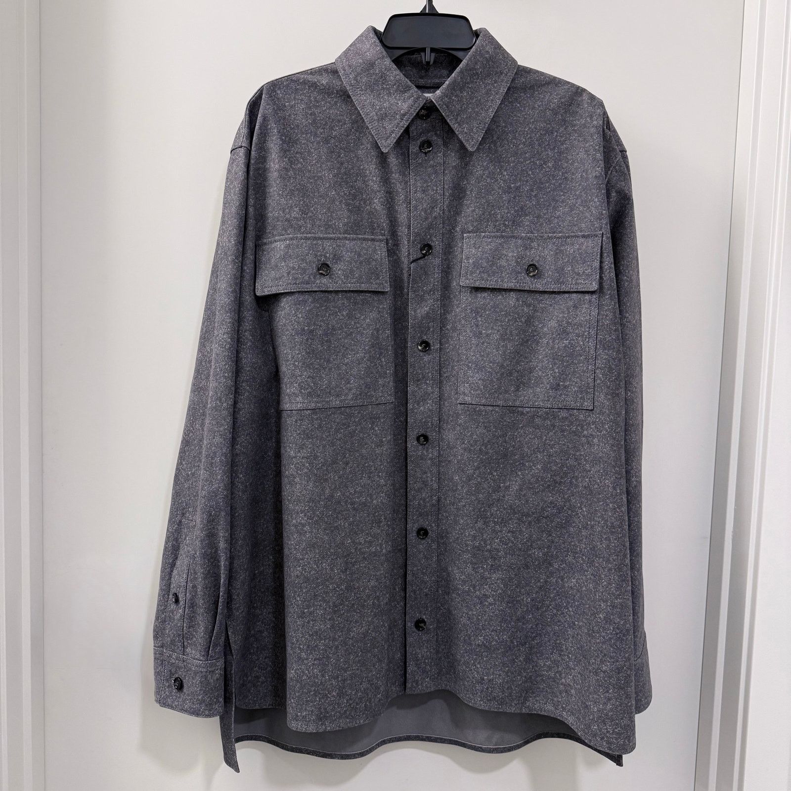 Bottega Veneta Bottega Veneta Flannel Print Lambskin Leather Overshirt 52 Size US L / EU 52-54 / 3 - 3 Thumbnail
