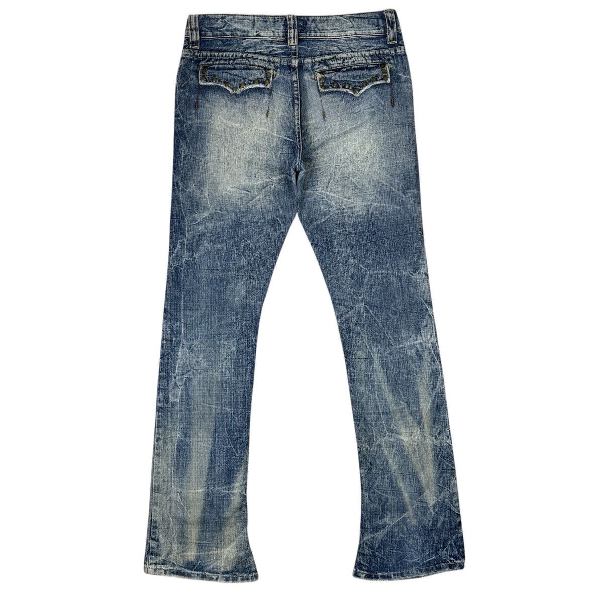 If Six Was Nine Twist Leg - 2000s Ozz-First Flared Jeans Size US 32 / EU 48 - 2 Thumbnail