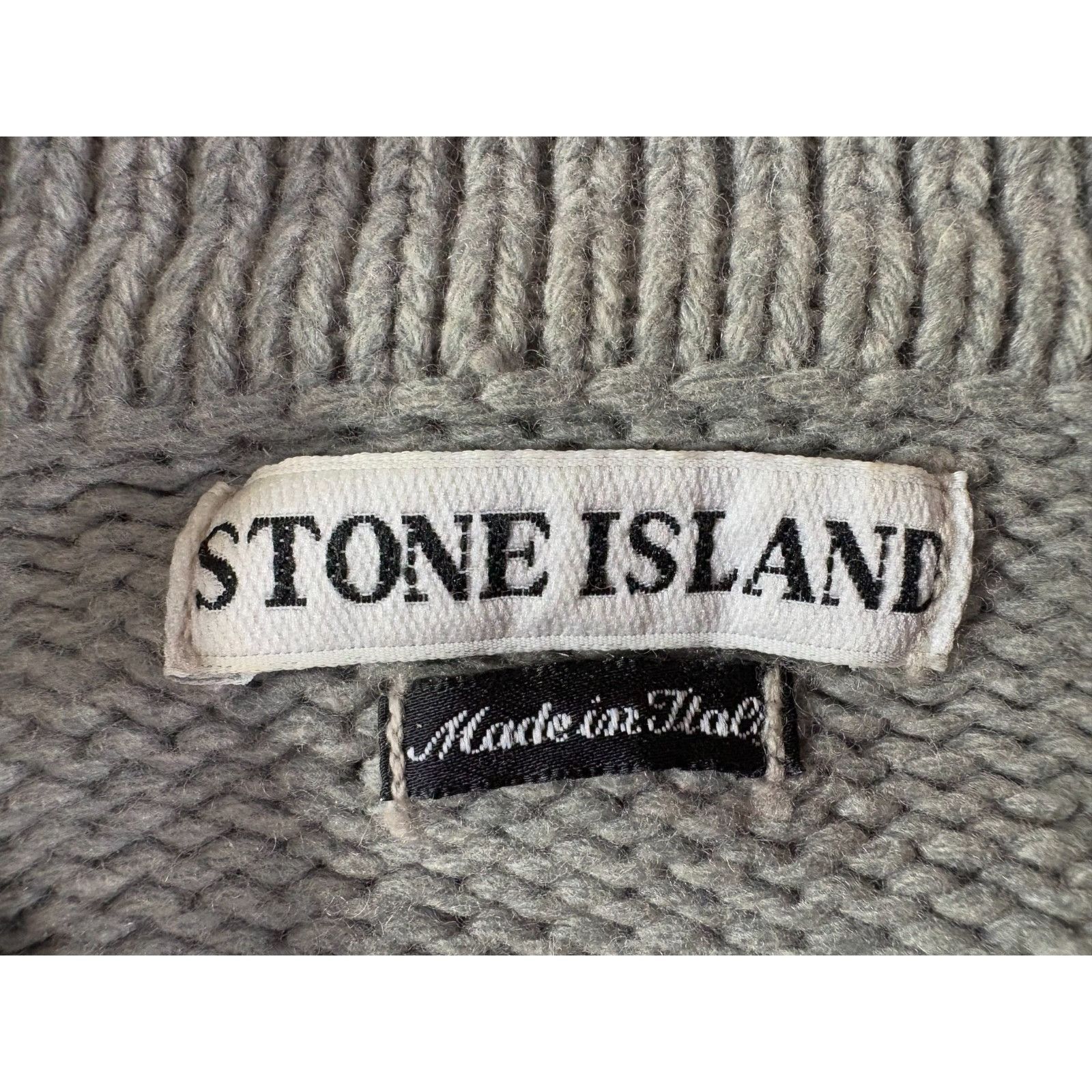 Stone Island STONE ISLAND wool blend enbroidered logo sweater sz L VGT 90 Size US L / EU 52-54 / 3 - 2 Thumbnail