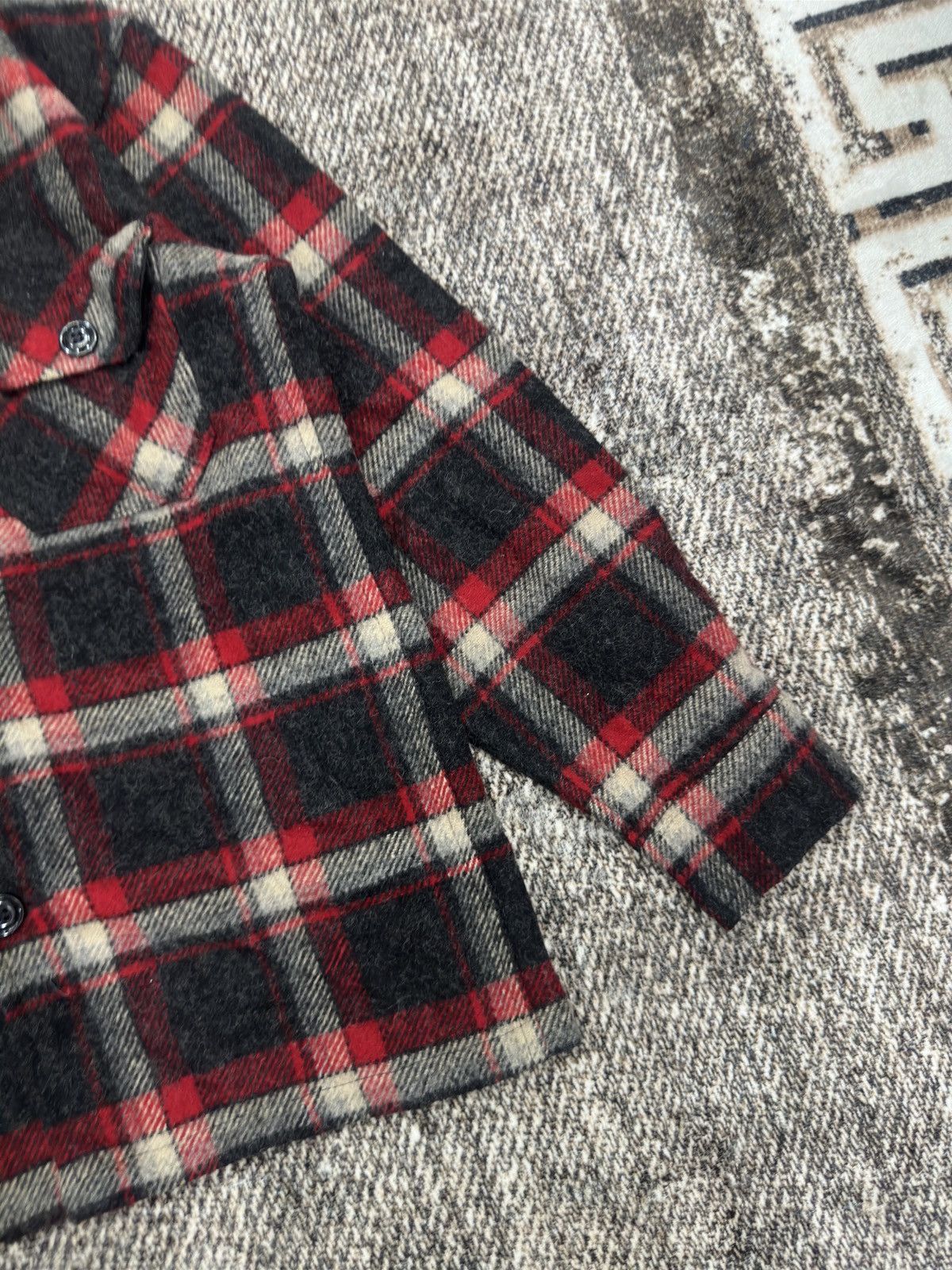 Flannel × Japanese Brand Vintage Wool Flannel Shirt Hype Colour Size US S / EU 44-46 / 1 - 3 Thumbnail