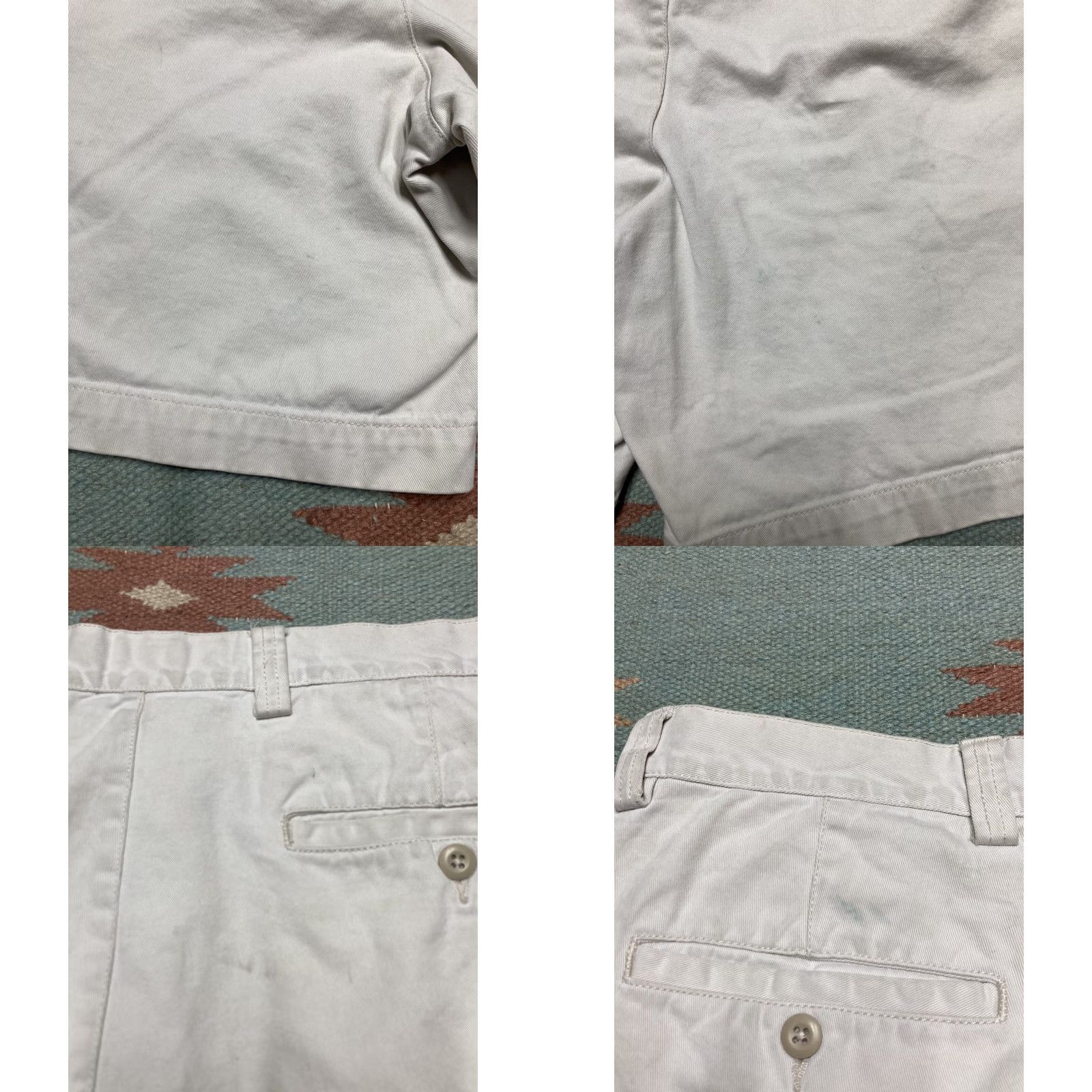 Gap VINTAGE Gap Shorts Chinos Adult 36 Khaki Tan Casual Preppy Flat Front Pockets Mens 36 Size US 36 / EU 52 - 9 Thumbnail