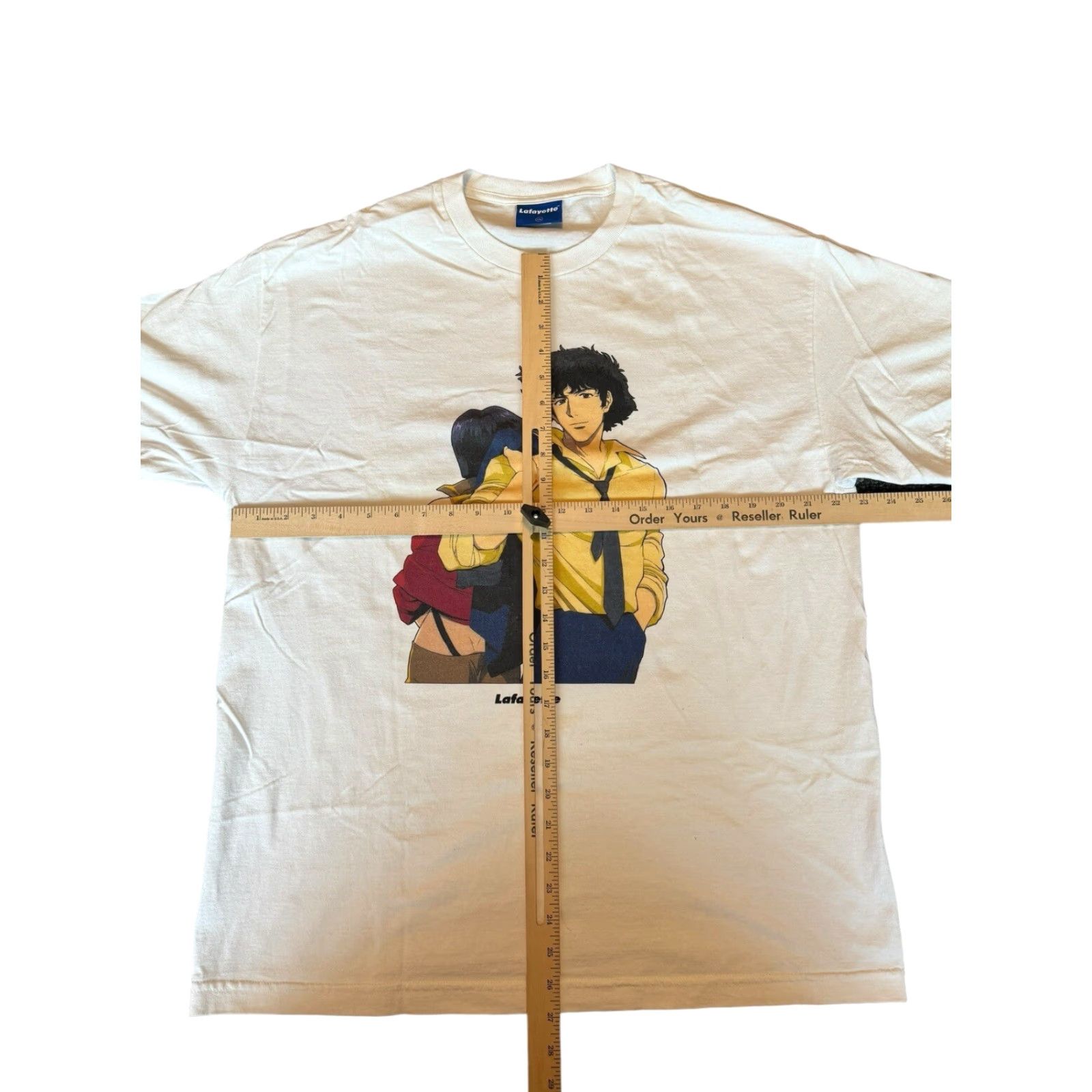 Vintage Cowboy Bebop X Lafayette T-Shirt Mens XL VERY Rare Black Anime 2XL Odm Ballpark Size US XXL / EU 58 / 5 - 6 Thumbnail