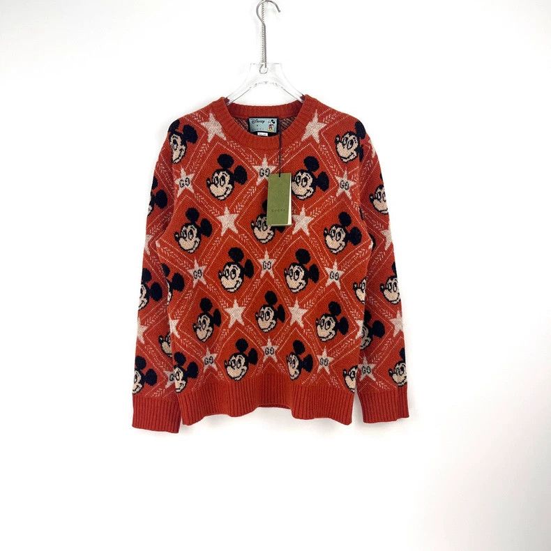 Gucci Gucci Orange Disney co-branded Mickey Mouse wool sweater 25 Size US M / EU 48-50 / 2 - 3 Thumbnail