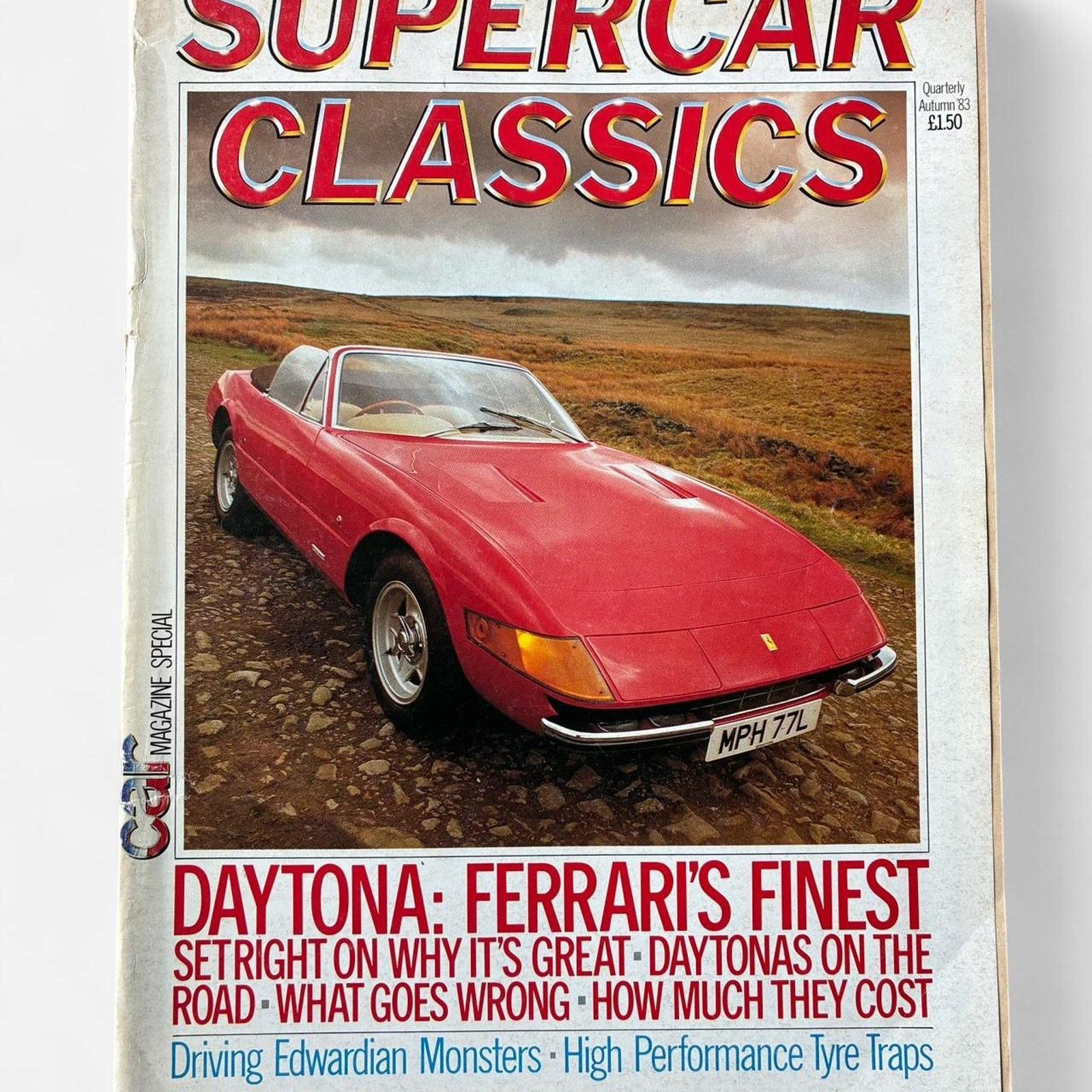 Ferrari × Lamborghini × Vintage Supercar Classics magazine DAYTONA FERRARI FINEST super cars Size ONE SIZE - 1 Thumbnail