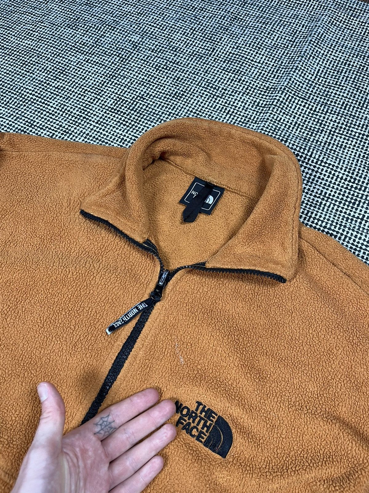The North Face 90s vintage tnf orange zip up fleece polar the north face Size US M / EU 48-50 / 2 - 7 Thumbnail