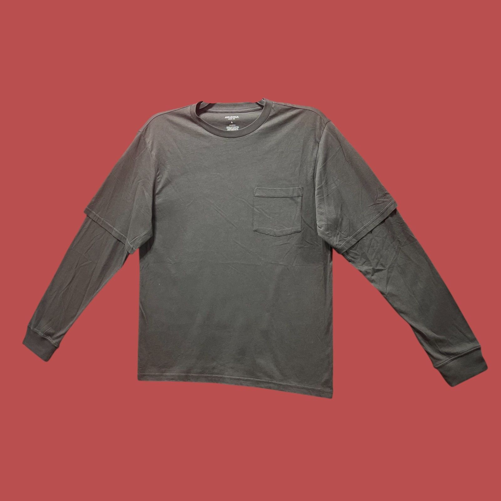 Other Arizona - Men's Long Sleeve Round Neck Shirt - Pirate Black Size US S / EU 44-46 / 1 - 12 Thumbnail