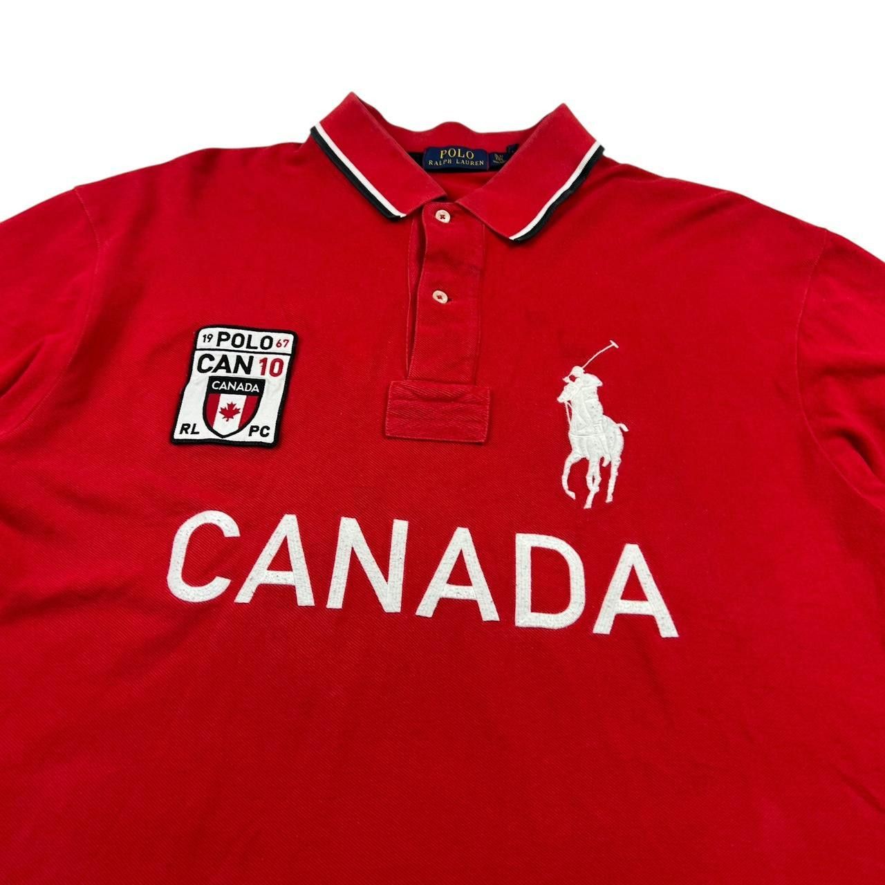 Polo Ralph Lauren Polo By Ralph Lauren Canada Big Pony Polo Shirt Extra Large Size US XL / EU 56 / 4 - 2 Thumbnail