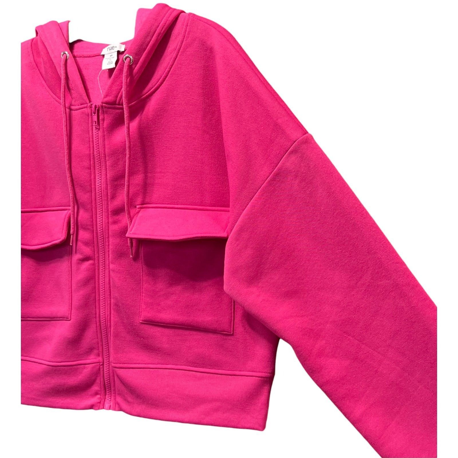 rue21 Rue 21 - Women's Long Sleeve Hooded Sweatshirt - Pink - 2X Size XXL / US 16-18 / IT 52-54 - 16 Thumbnail