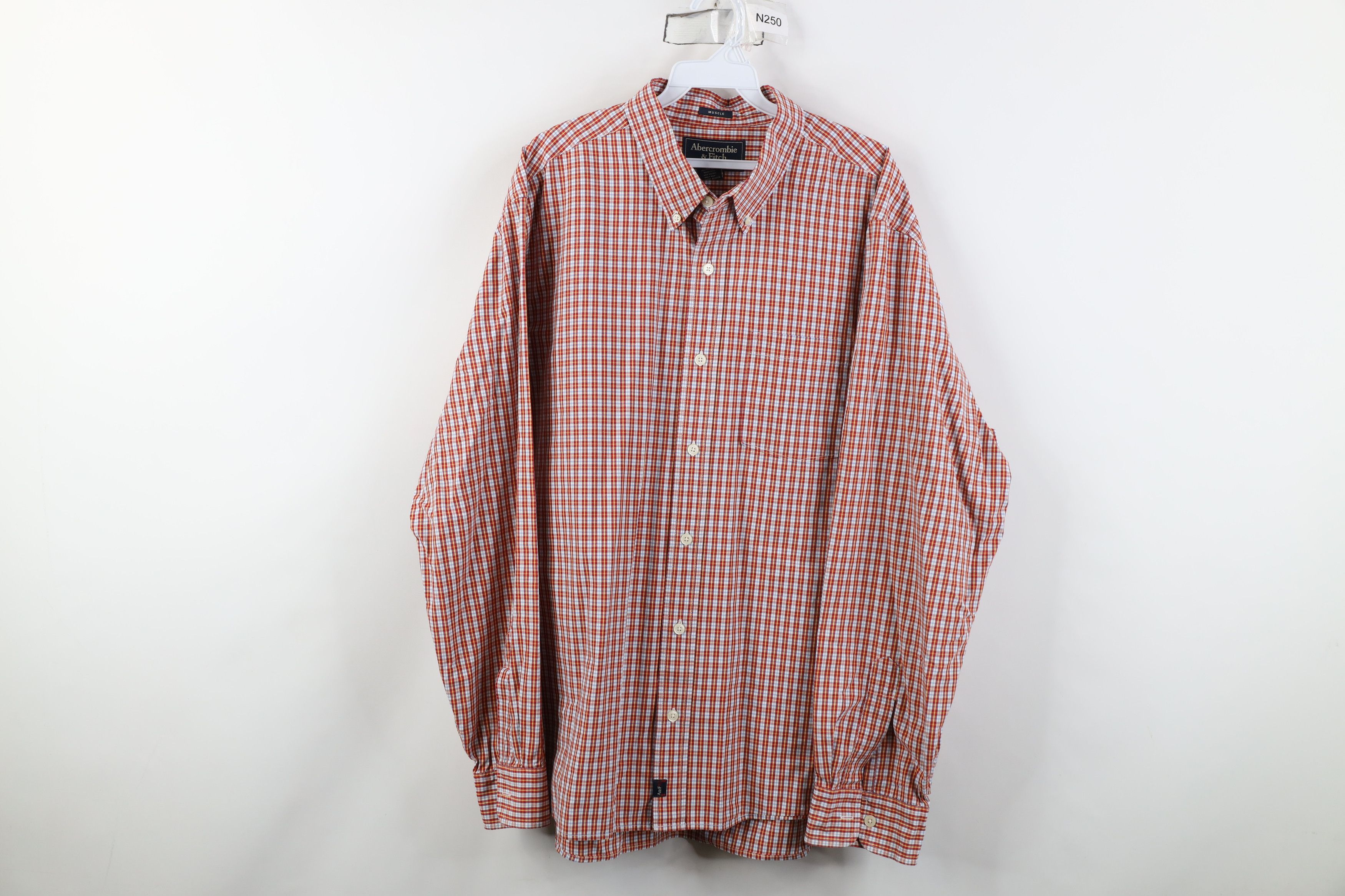 Abercrombie & Fitch Vintage 90s Y2K Abercrombie & Fitch Button Down Shirt Plaid Size US XL / EU 56 / 4 - 1 Thumbnail