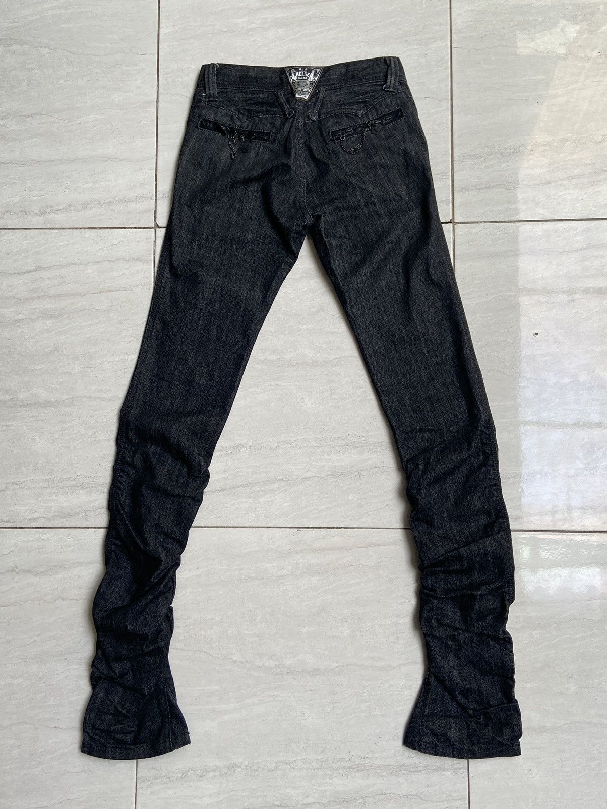 Designer × If Six Was Nine × Japanese Brand CHELSEAGARB Black Long Pants Size US 27 - 11 Thumbnail