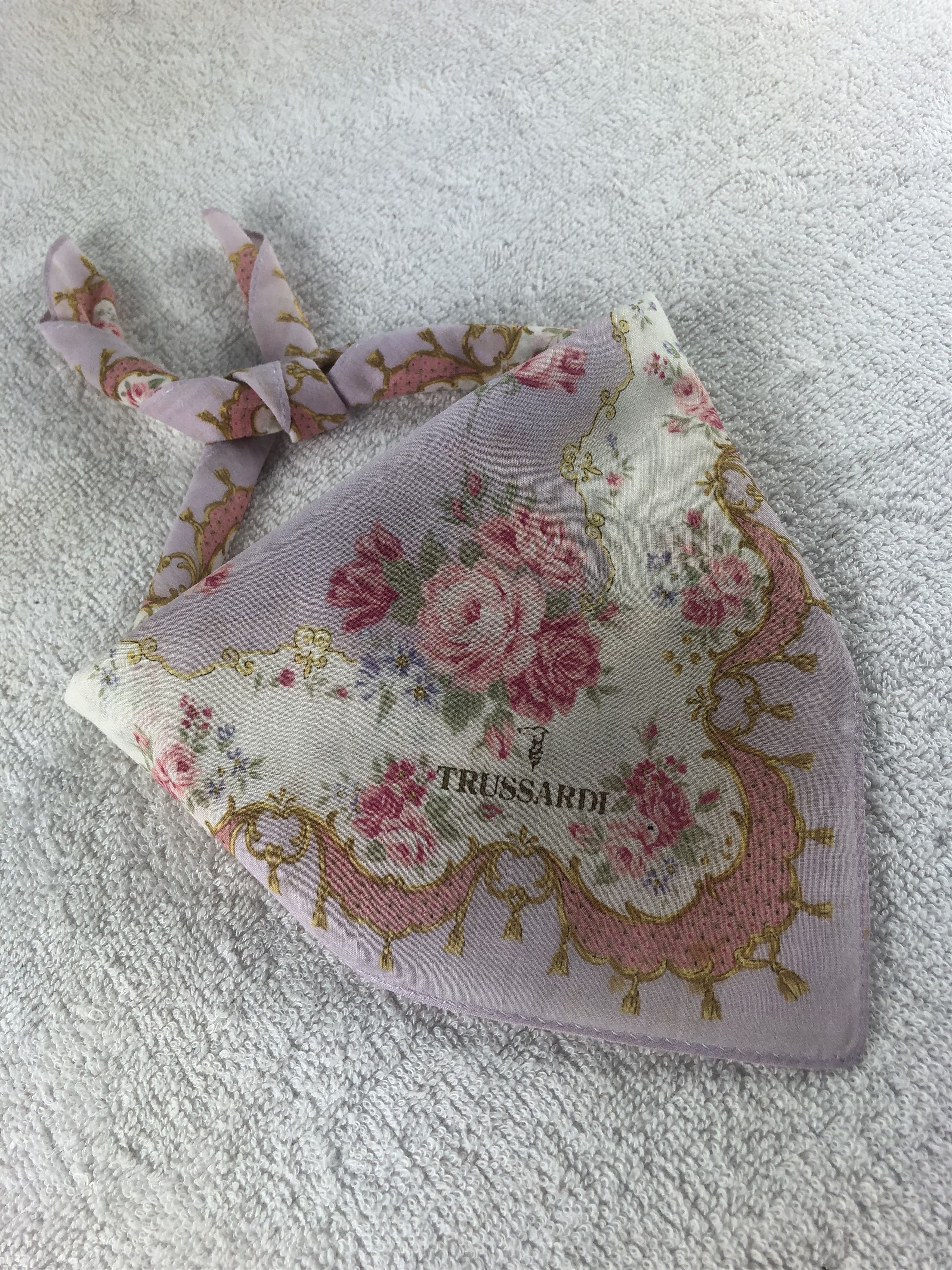 Trussardi × Vintage Trussardi Handkerchief / Bandana / Neckerchief Size ONE SIZE - 2 Thumbnail