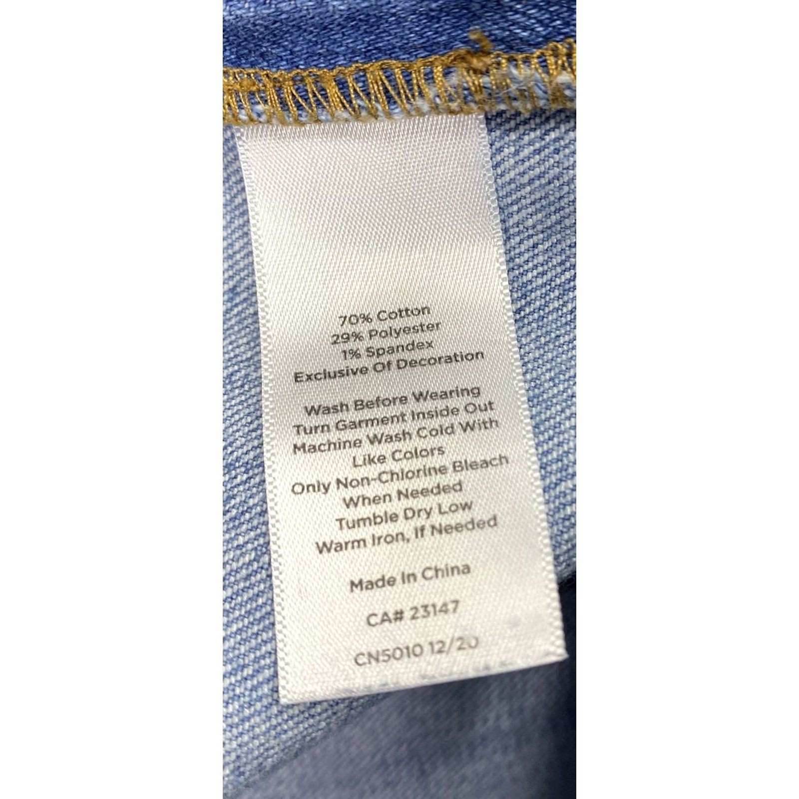 Talbots Talbots Jeans Womens 20W Blue Modern Ankle Jean High Waist Straight Light Wash Size 42" / US 20 - 7 Thumbnail
