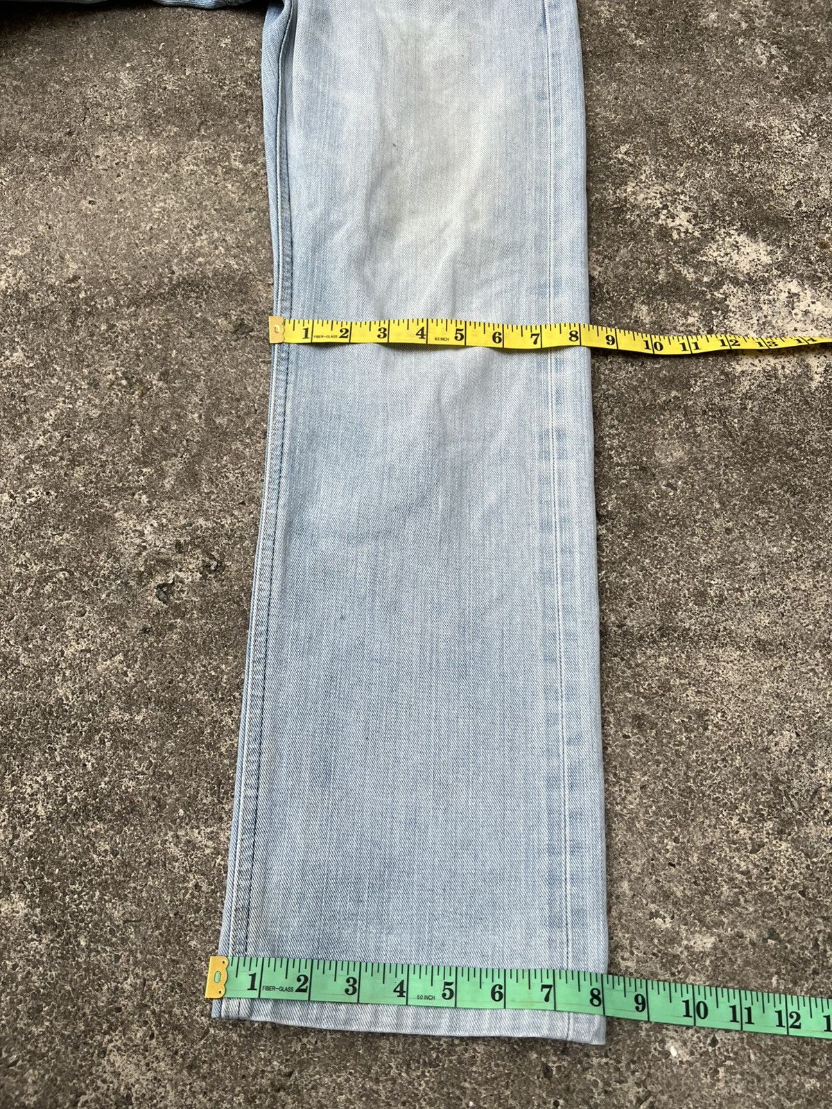 Japanese Brand Vintage 90’s Lee Riders Sanforized Selvedge Faded Jean Size US 30 / EU 46 - 7 Thumbnail