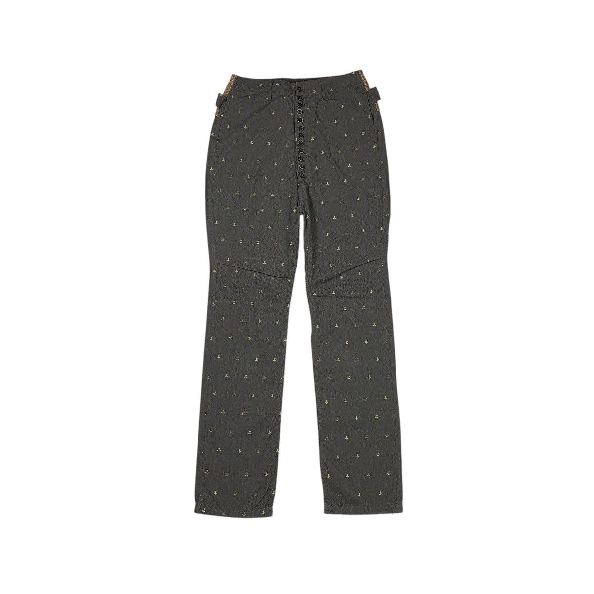 Kapital Kountry Kapital Anchor Pattern Chainsback Trousers Pants Size US 30 / EU 46 - 1 Thumbnail