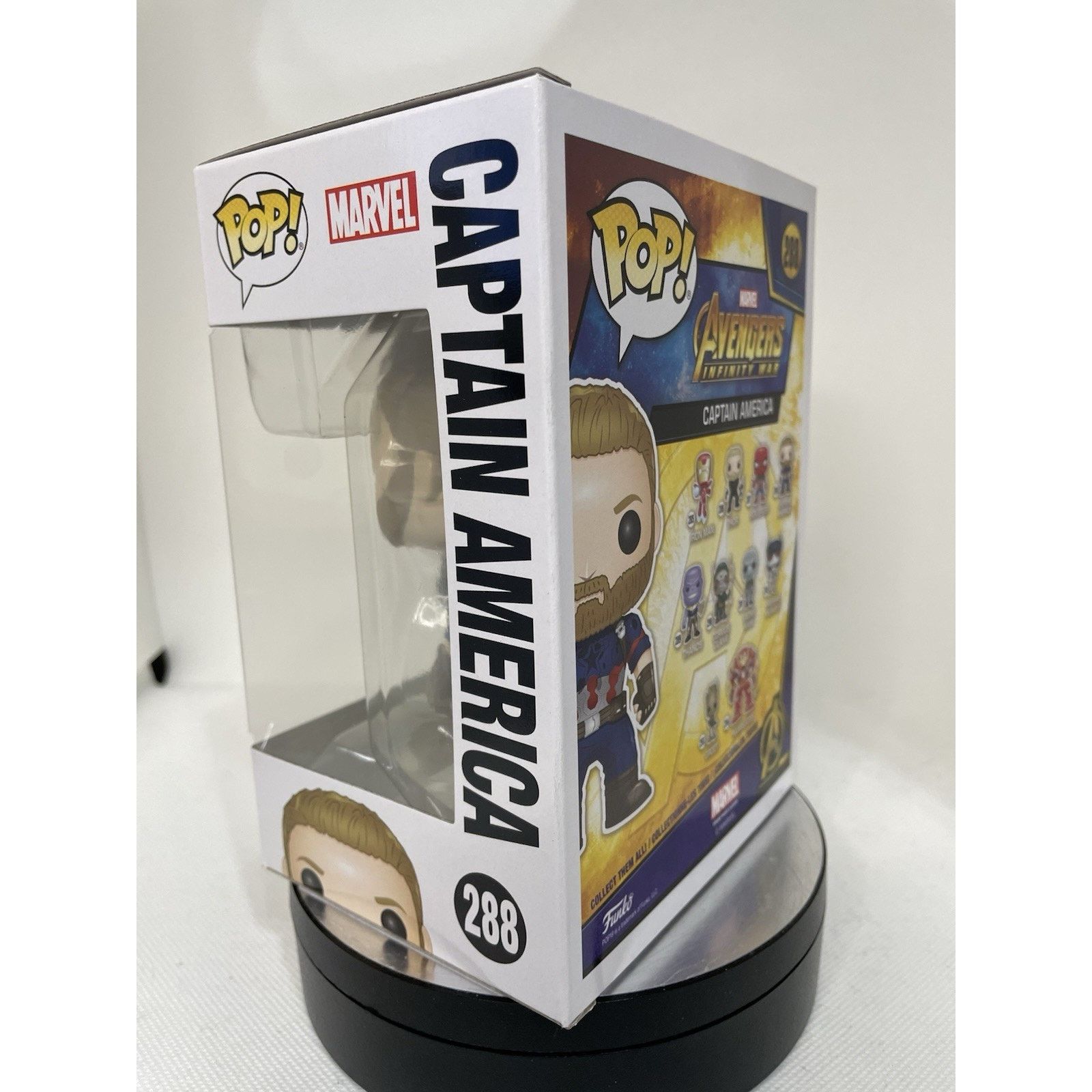 Marvel Comics Funko Pop! Captain America #288 Avengers Infinity War Size ONE SIZE - 4 Thumbnail