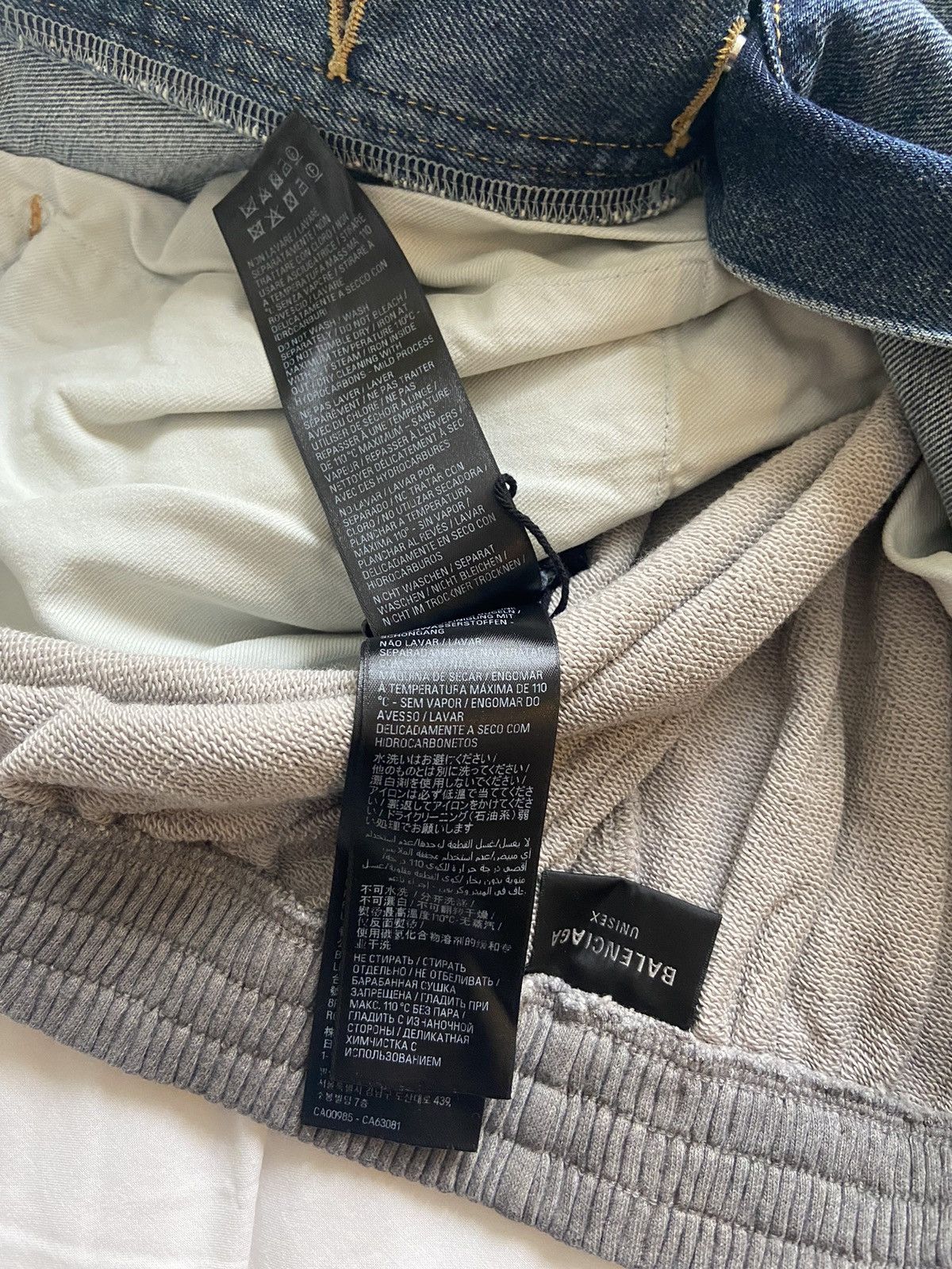 Balenciaga Balenciaga mud show hybrid jeans Size US 34 / EU 50 - 5 Thumbnail