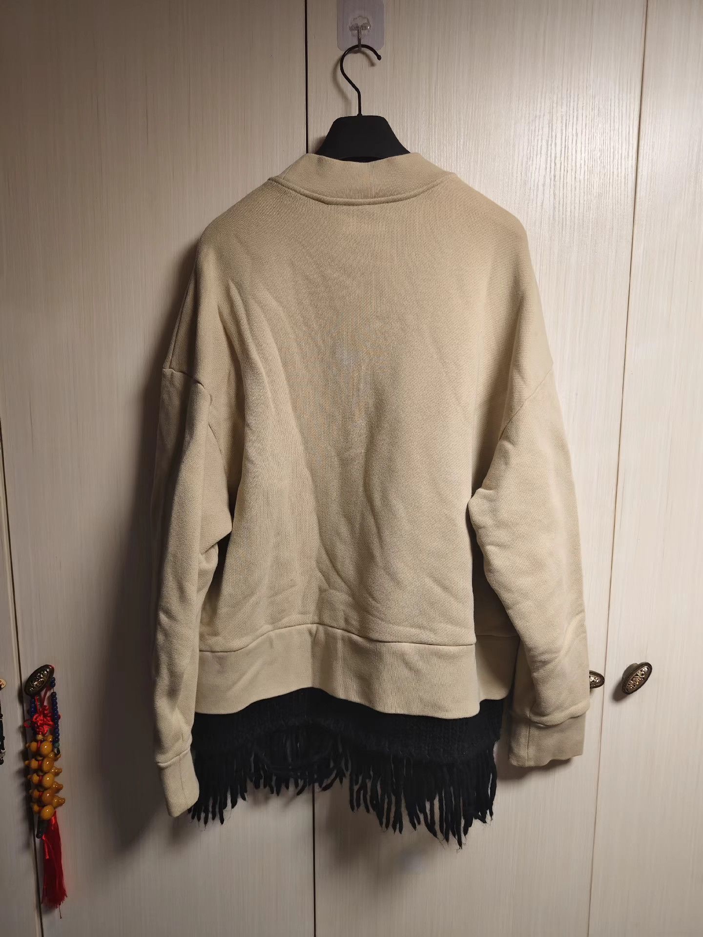 Palm Angels Palm Angels embroidered fringe sweatshirt Size US XS / EU 42 / 0 - 2 Thumbnail