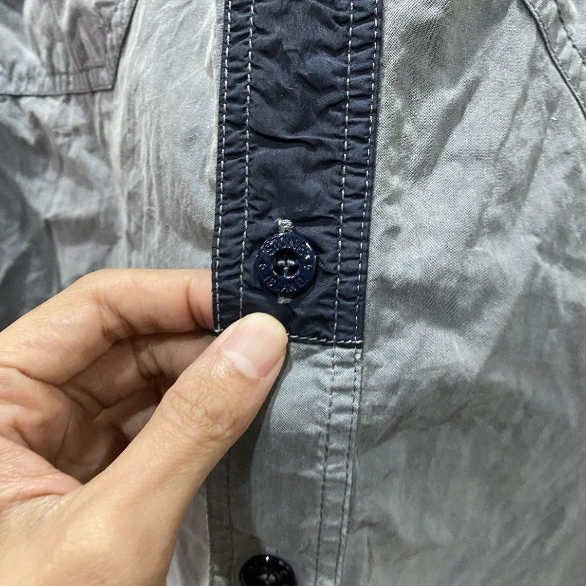 Stone Island ARCHIVE Stone Island A/W 2013 Hooded Button Up Overshirt Size US L / EU 52-54 / 3 - 8 Thumbnail