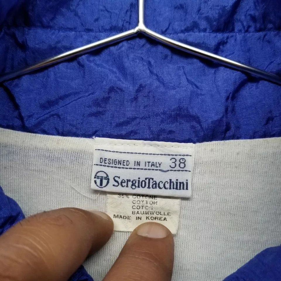 Sergio Tacchini Vintage Sergio Tacchini Jacket Womens 38 Blue Full Zip Size 4XL / US 24-26 - 6 Thumbnail