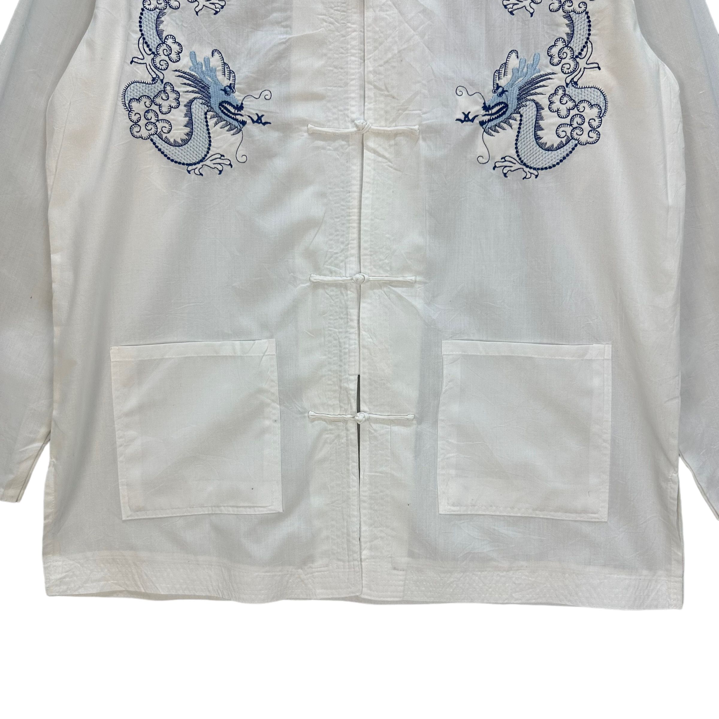 Vintage COWBOY CHINA GOWN MANDARIN JACKET #8256-218 Size US XL / EU 56 / 4 - 3 Thumbnail