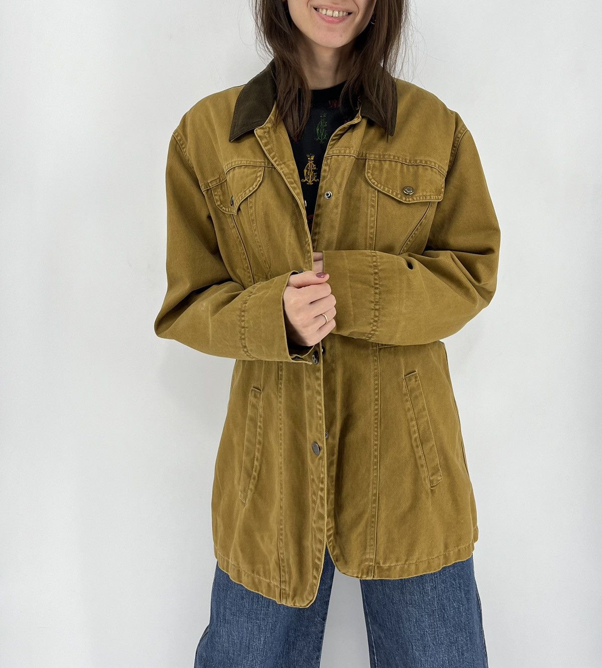 Japanese Brand × Kenzo × Vintage Vintage 1990s KENZO JEANS Women's Jacket Made In France Size L / US 10 / IT 46 - 1 Thumbnail