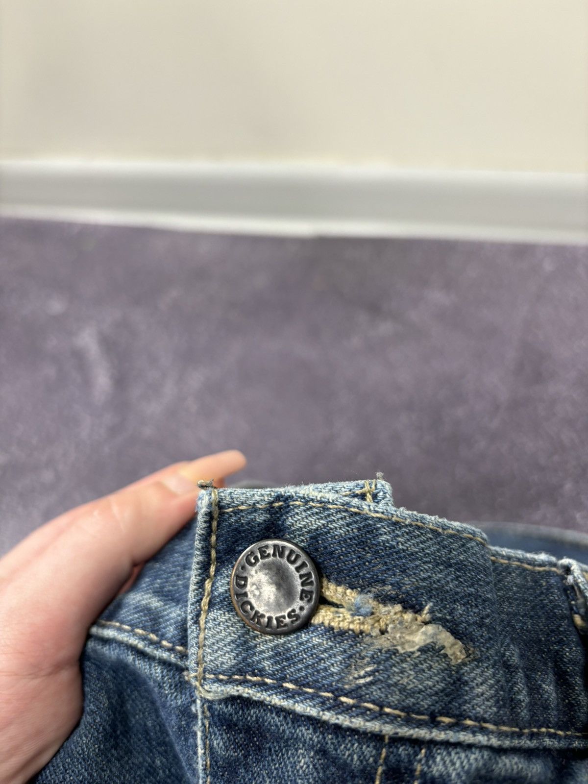 Dickies Vintage Dickies Relaxed Fit Blue Work Denim Hype Jeans Size US 32 / EU 48 - 11 Thumbnail