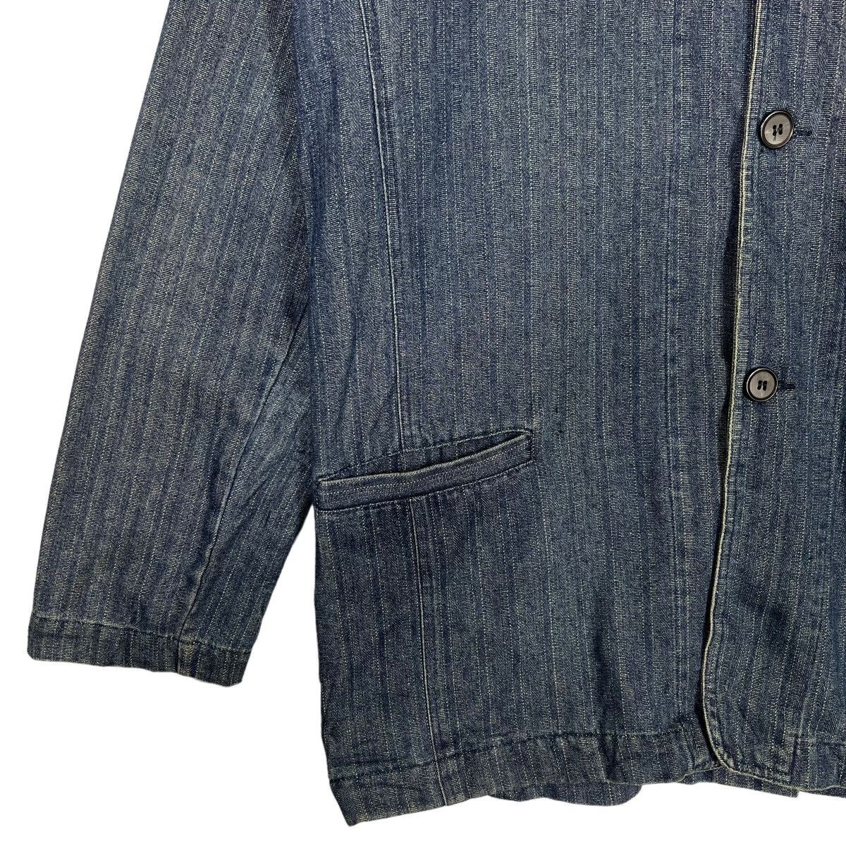 Esprit VINTAGE ESPRIT HIKORY DENIM CHORE JACKET Size US L / EU 52-54 / 3 - 4 Thumbnail