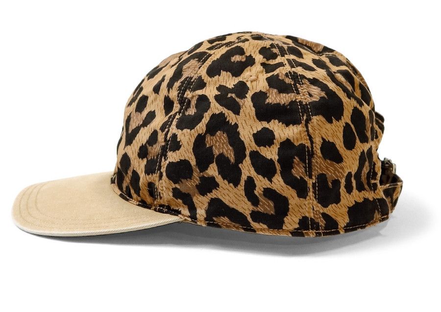Kapital Kapital Cotton Herringbone Leopard Pattern baseball cap hat Size ONE SIZE - 3 Thumbnail
