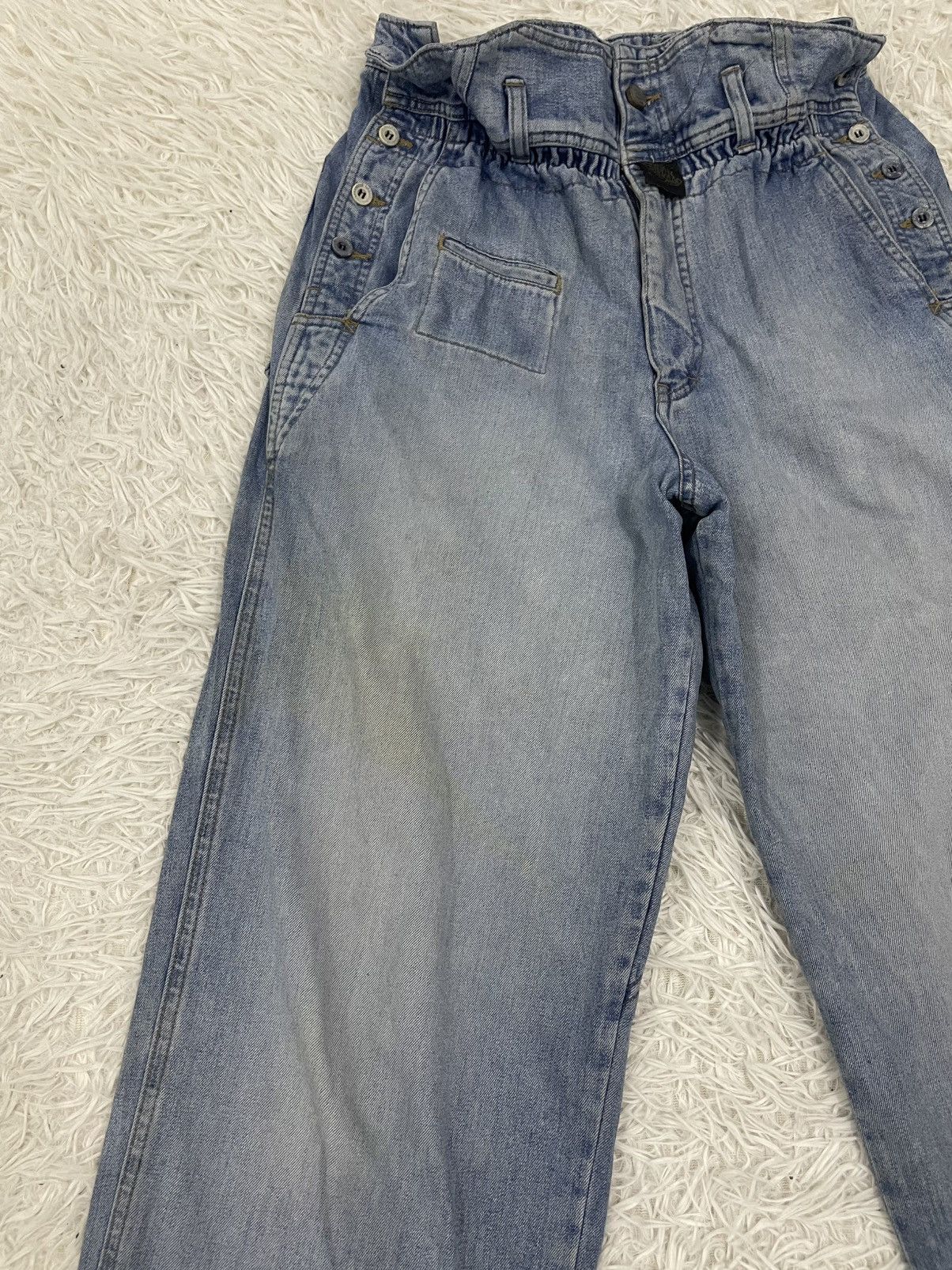Marithe + Francois Girbaud High Waist Side Buttons Marithe Francois Girbaud Jeans Pant Size US 29 - 5 Thumbnail