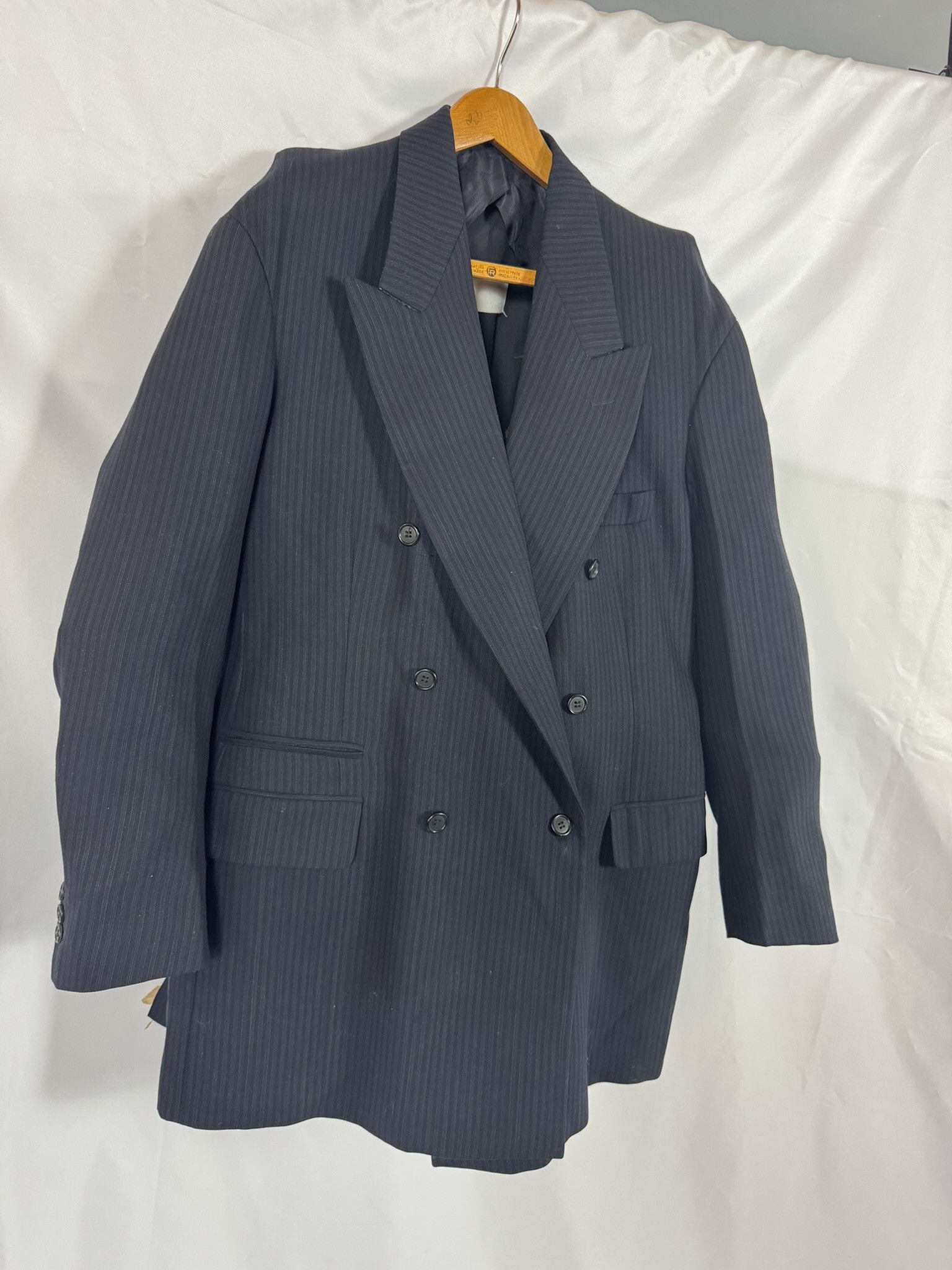 Maison Margiela Vintage Martin Margiela Double Breasted Pinstripe Blazer 42 Size M / US 6-8 / IT 42-44 - 15 Thumbnail