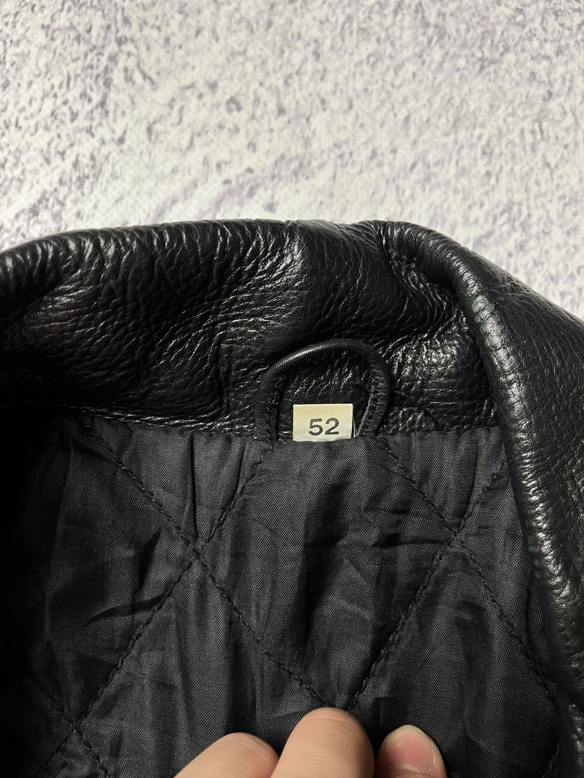 Vintage Vintage Avant Garde Y2k Black Leather Jacket Size US L / EU 52-54 / 3 - 12 Thumbnail
