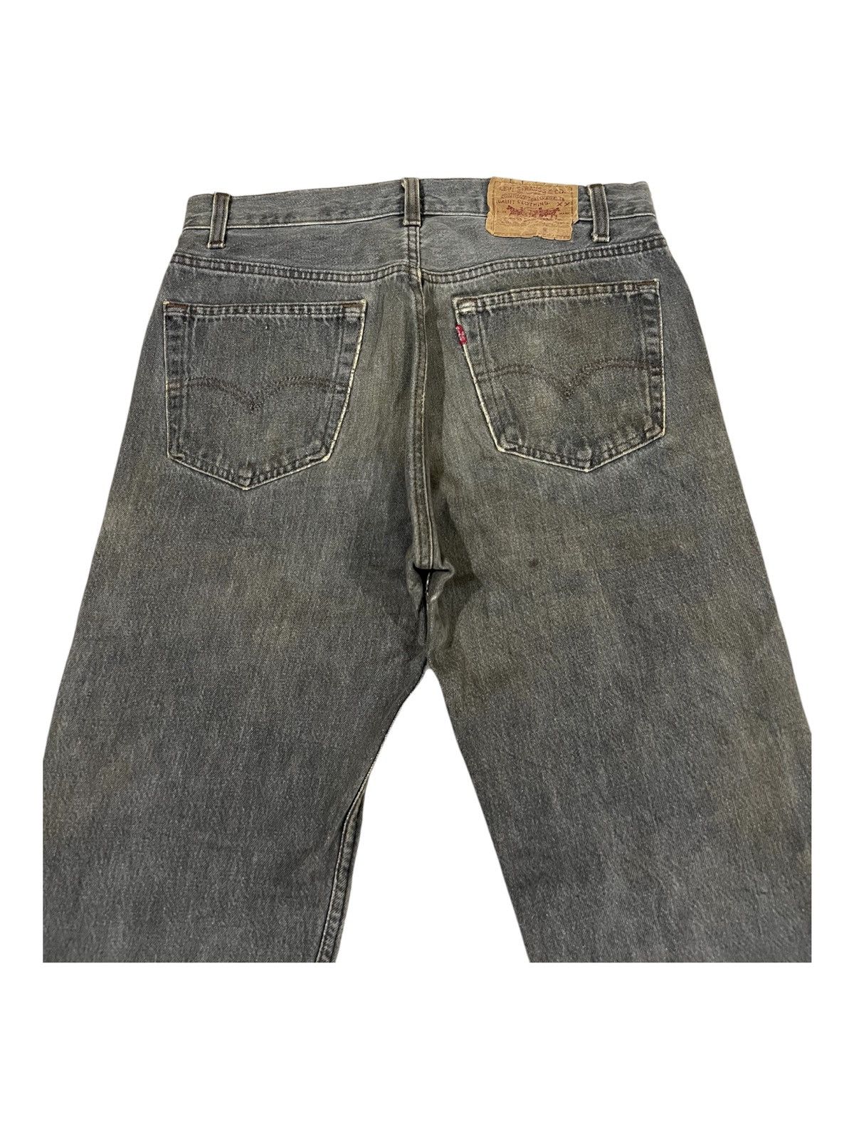 Levi's × Vintage Vintage Late 80s 501 Levis USA Sandy Black Denim Jeans Size US 31 - 3 Thumbnail
