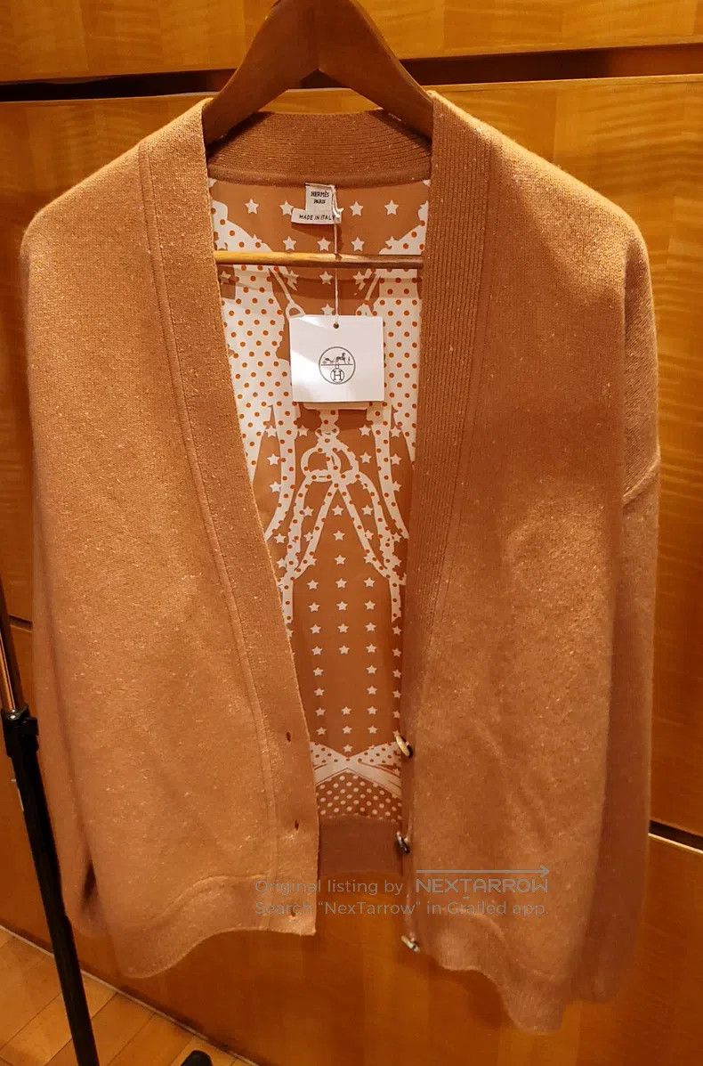Hermes Cashmere and silk women's knitted cardigan