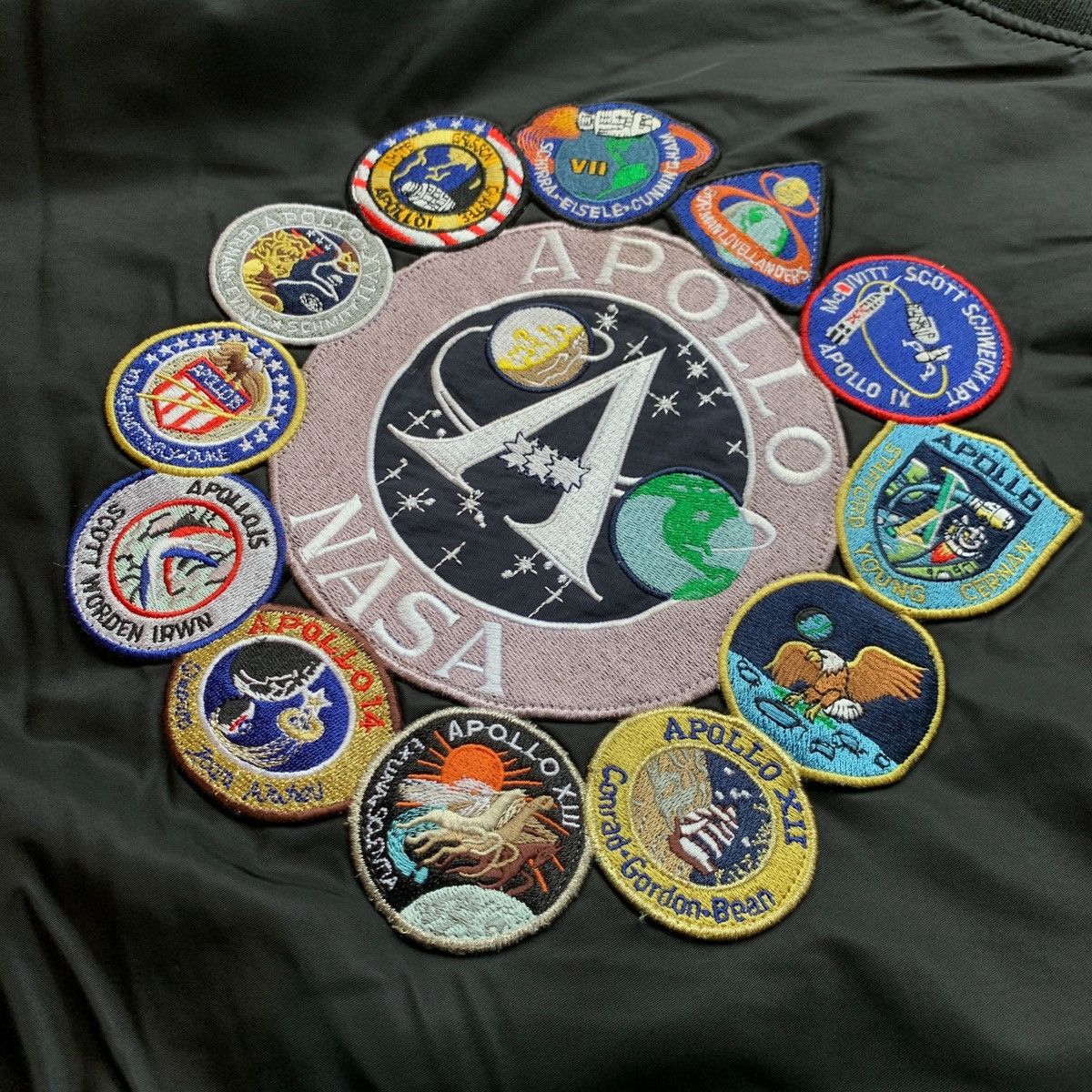 Alpha Industries × NASA Rare Alpha Industries MA-1 Bomber Flight Jacket Size US M / EU 48-50 / 2 - 3 Thumbnail