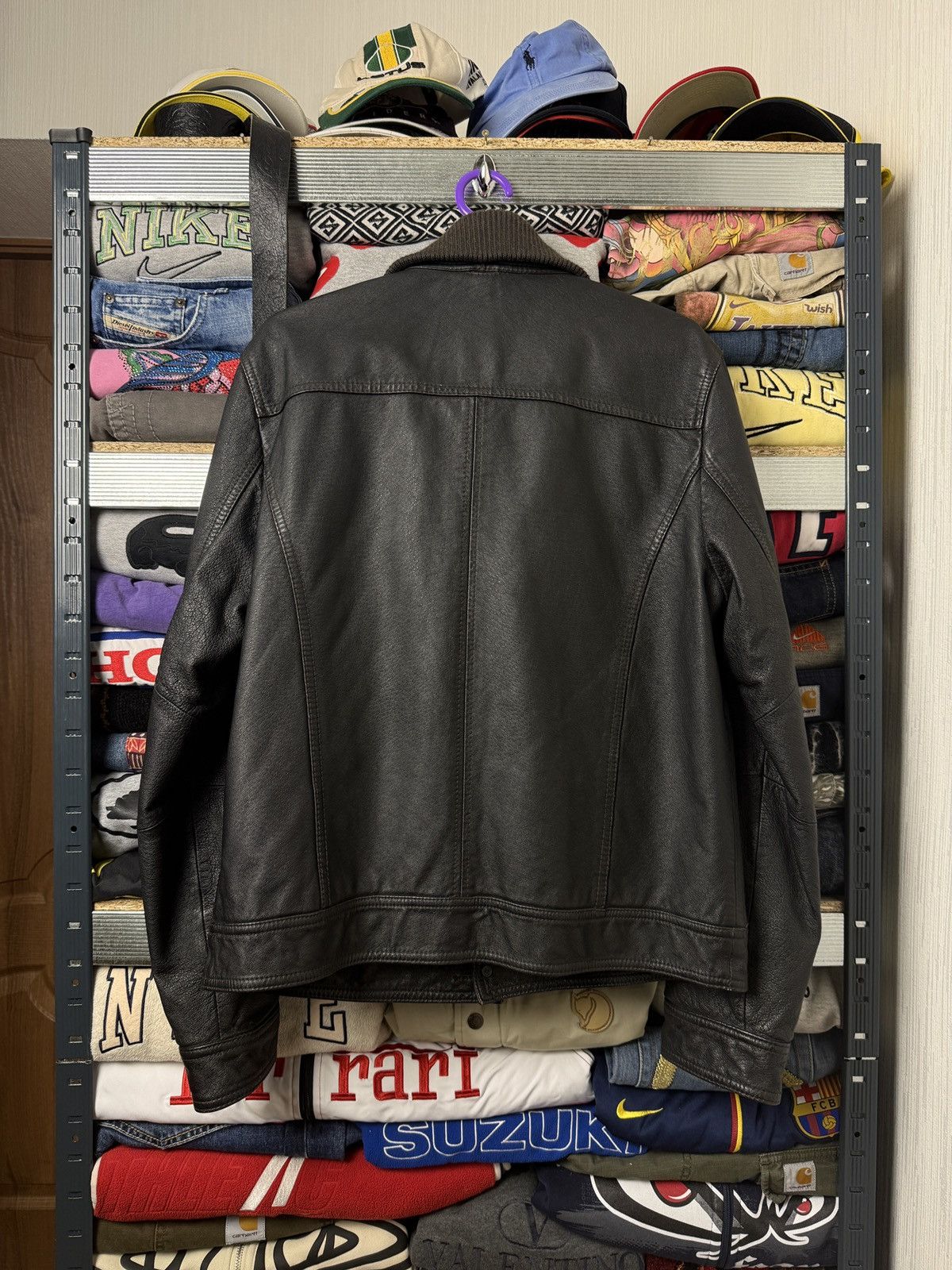 Giorgio Armani Armani Leather Jacket Multi Pocket Size 52 Size US L / EU 52-54 / 3 - 2 Thumbnail