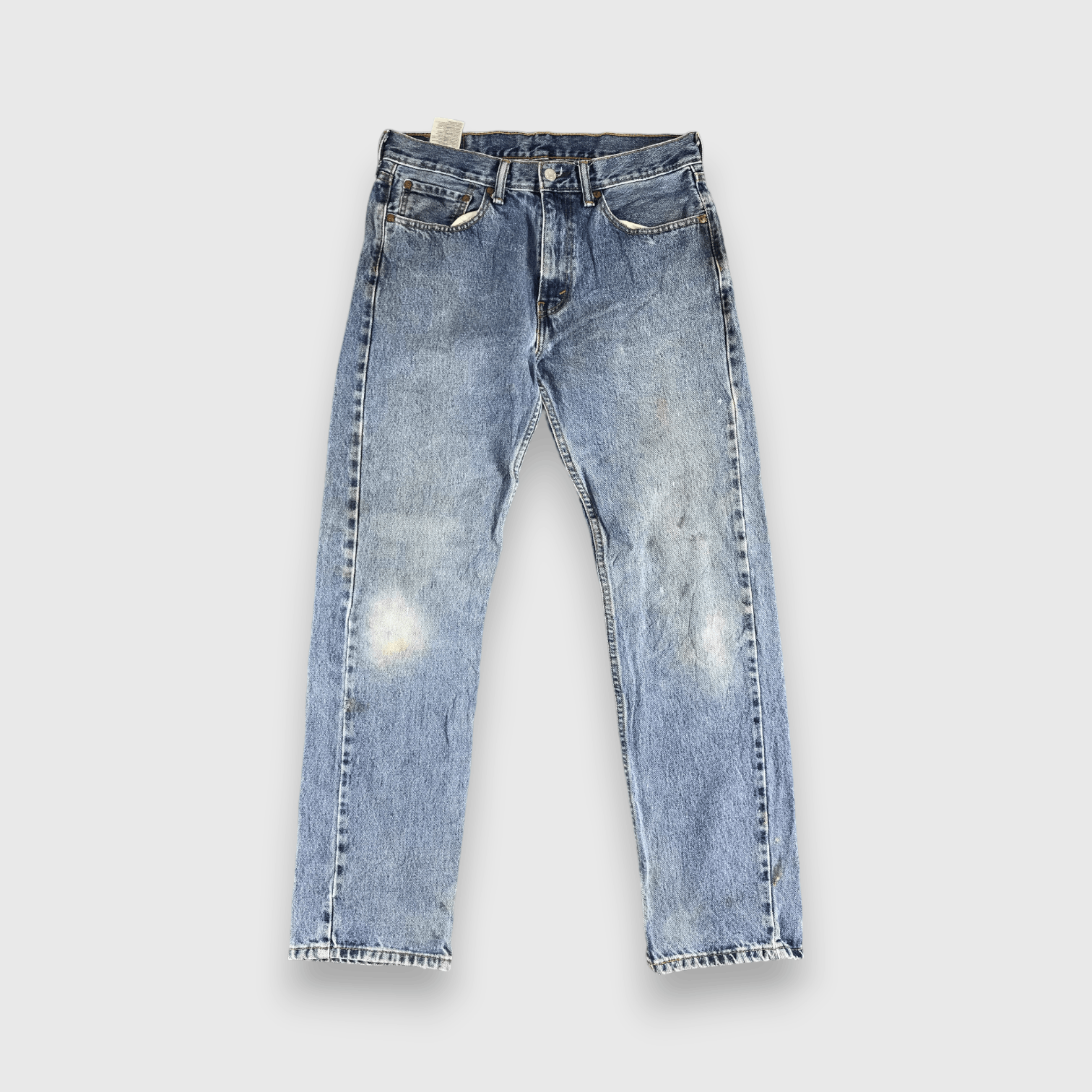 Levi's Levis 505 Jeans Faded Blue Denim -J322 Size US 33 - 1 Thumbnail