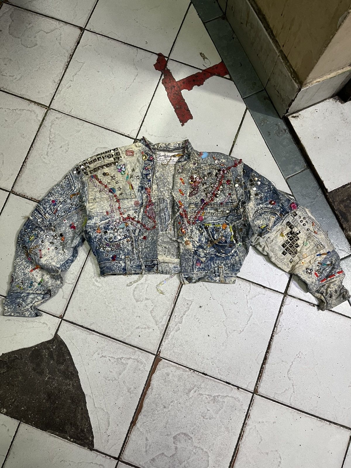 Levi's 🔥🔥🔥 Very Rare Levis Patchwork X Tony Alamo Denim Jacket Size US S / EU 44-46 / 1 - 1 Thumbnail