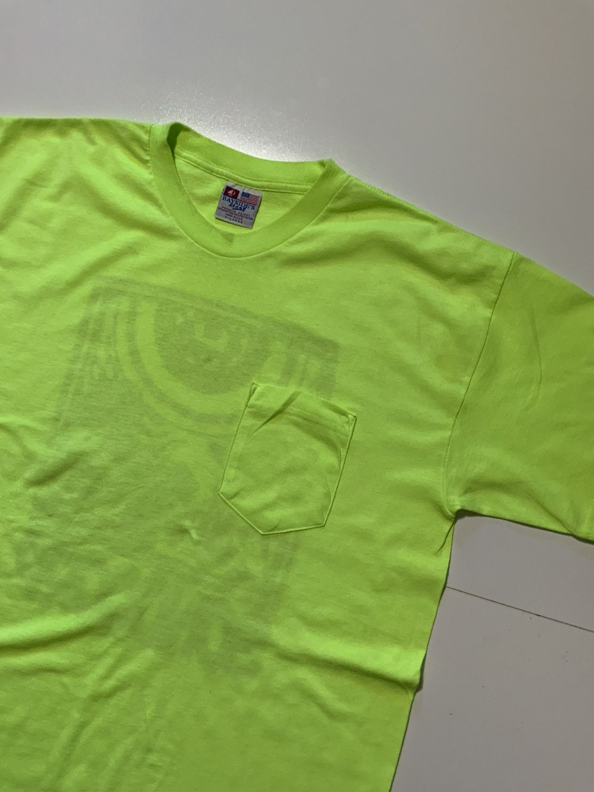 Band Tees Sonocorp Highlight Neon Green Underground Band T-Shirt Size US L / EU 52-54 / 3 - 5 Thumbnail