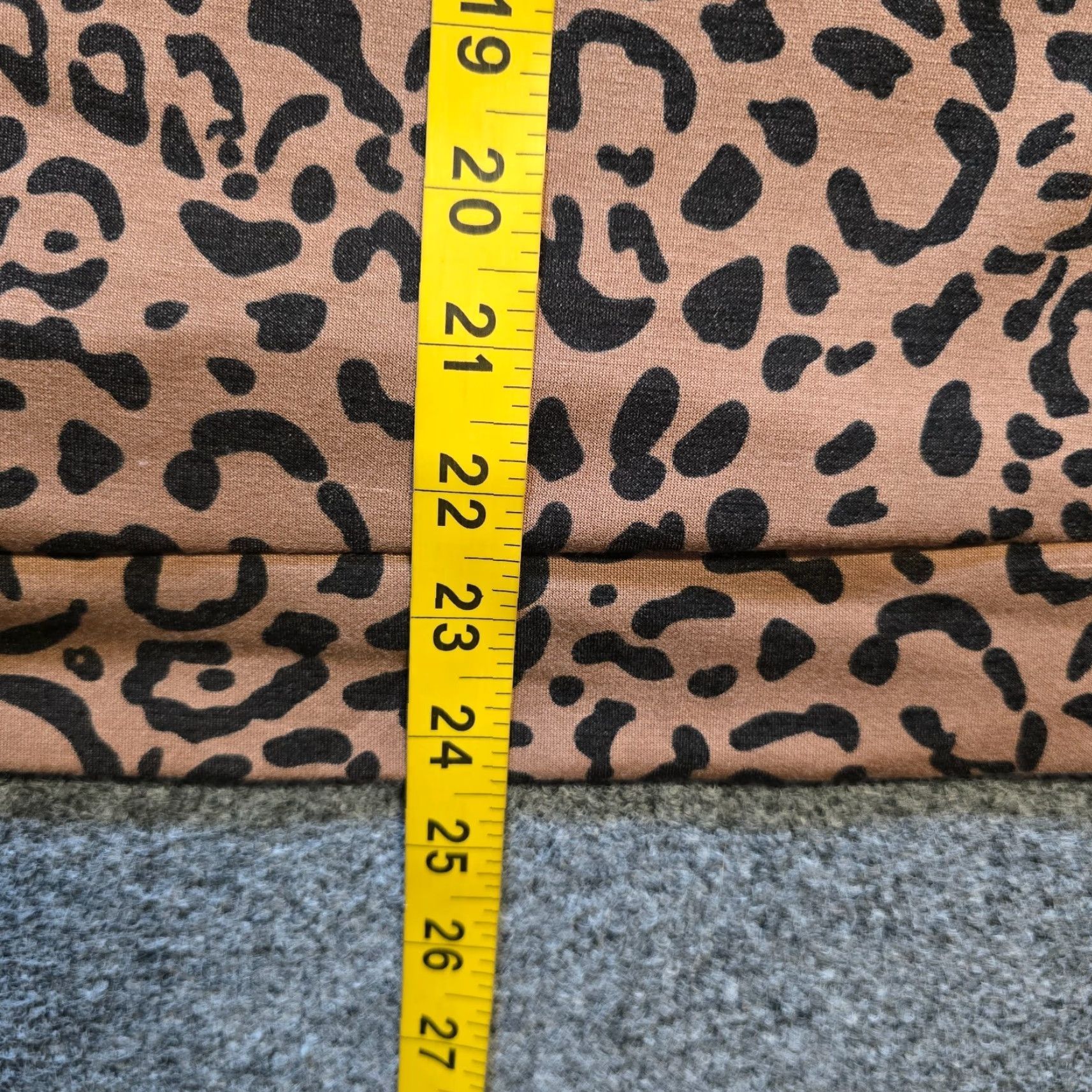 Vintage Cable Gauge Sweater Womens Size XXL Brown Leopard Sweatshirt Crew Neck Lounge Pullover Knit Long Sleeve Regular Women Size XXL / US 16-18 / IT 52-54 - 7 Thumbnail
