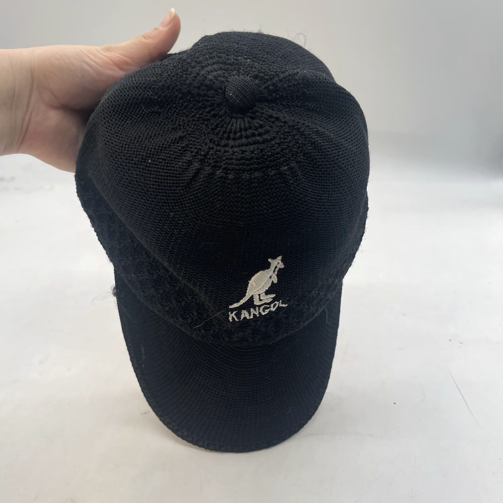 Kangol Kangol Hat Cap Mens OSFA Black Adjustable Knit Baseball Cap Casual Sports Golf Size ONE SIZE - 6 Thumbnail