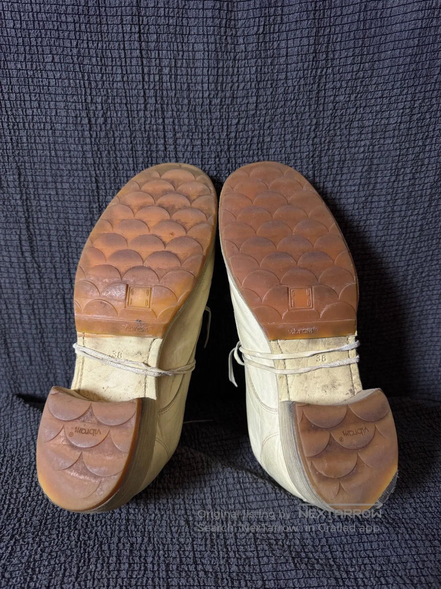Guidi Guidi 792z Beige Leather Derby Shoes. Size US 6 / EU 39 - 7 Thumbnail